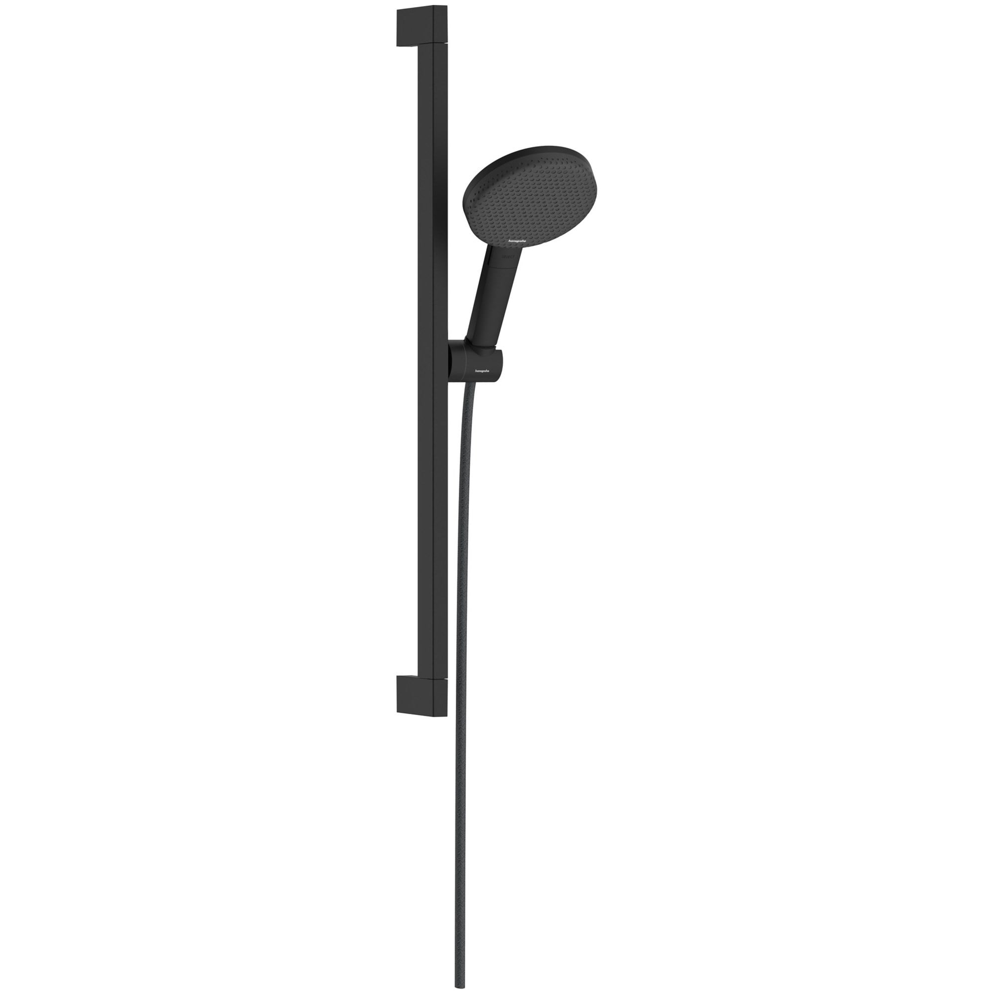 Hansgrohe Raindance Alive Select S Duş Seti 65 cm Sürgülü 12,5 cm El Duşlu 3 Fonksiyonlu EcoSmart Mat Siyah 24600670