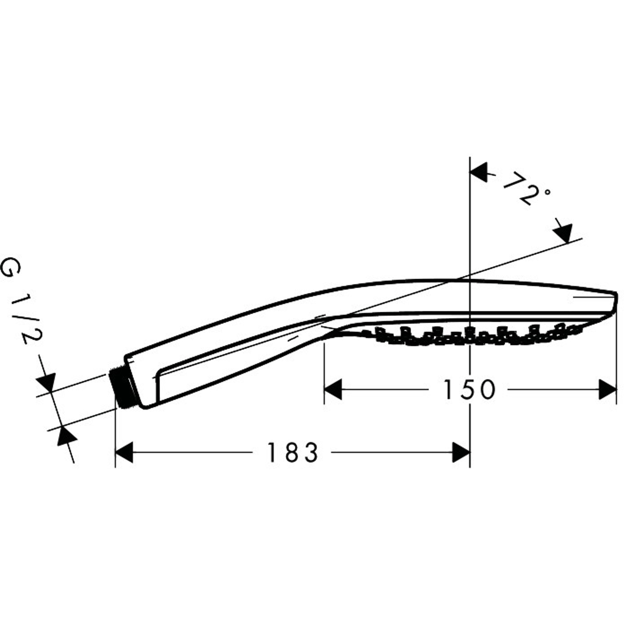 Hansgrohe Raindance Select 150 3 Fonksiyonlu El Duşu 28587000