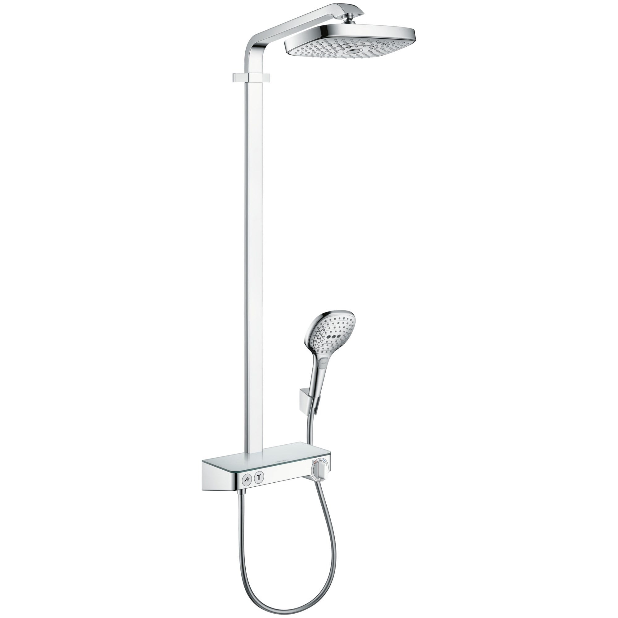 Hansgrohe Raindance Select E Termostatik Duş Sistemi 30x16 cm 2 Fonksiyonlu ShowerTablet Select 300 Krom 27126000