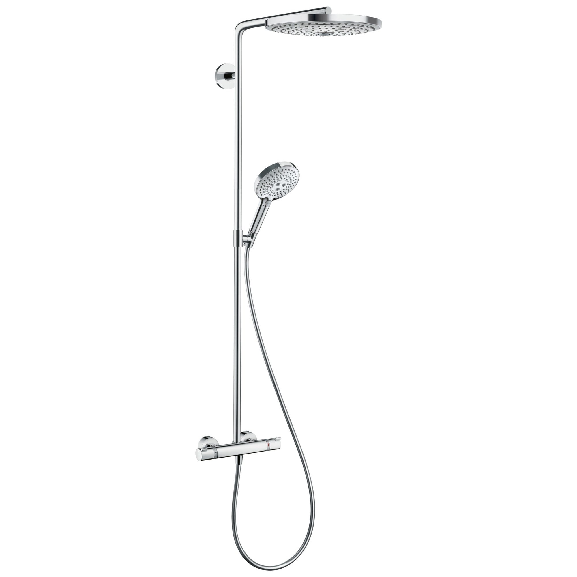 Hansgrohe Raindance Select S Termostatik Duş Sistemi 300 2 Fonksiyonlu Beyaz-Krom 27133400