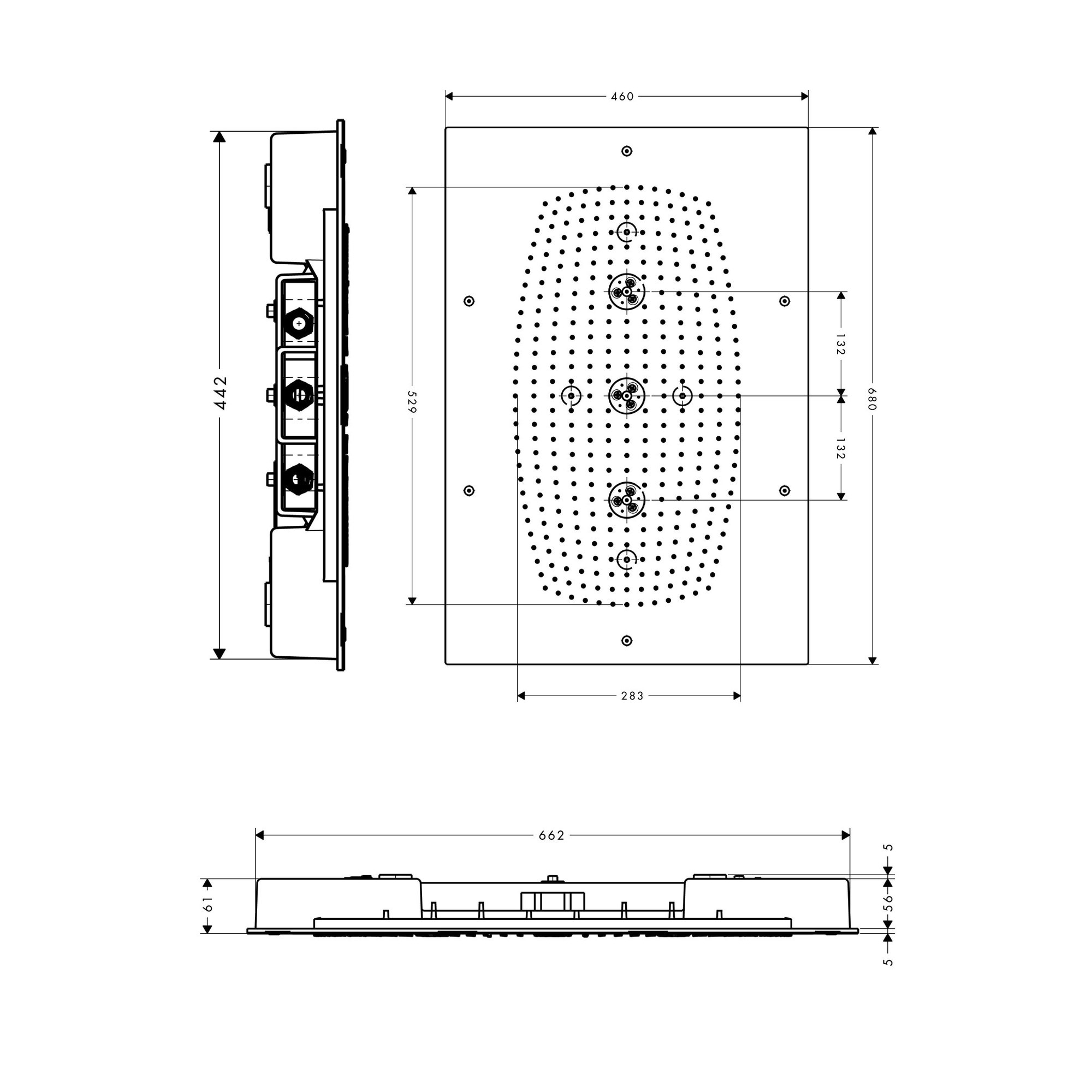 Hansgrohe Rainmaker 68Cmx46Cm Işıksız 28417000