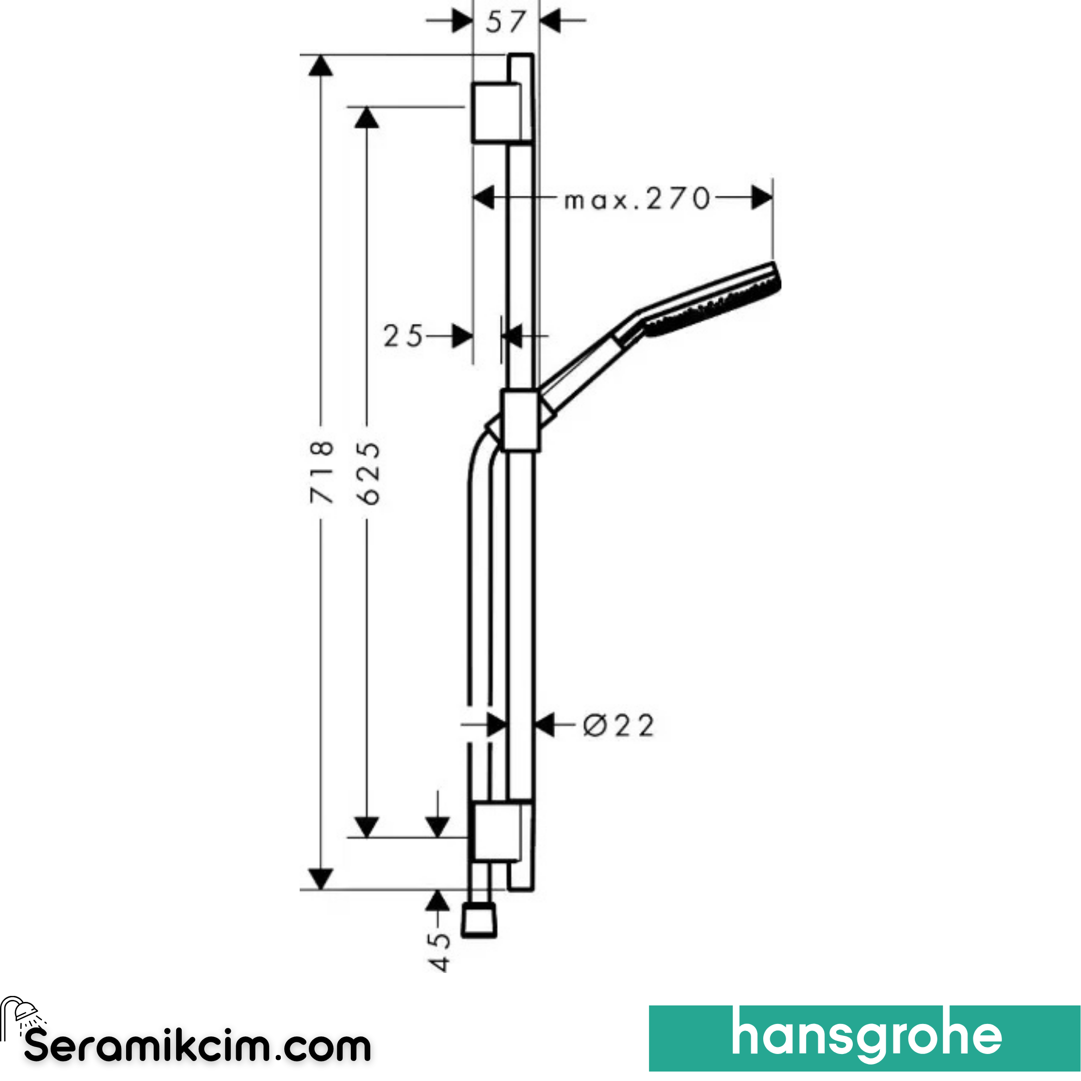 Hansgrohe Rd Alivesel.S 3Jeco/Uni.Puros 650 Bbr
