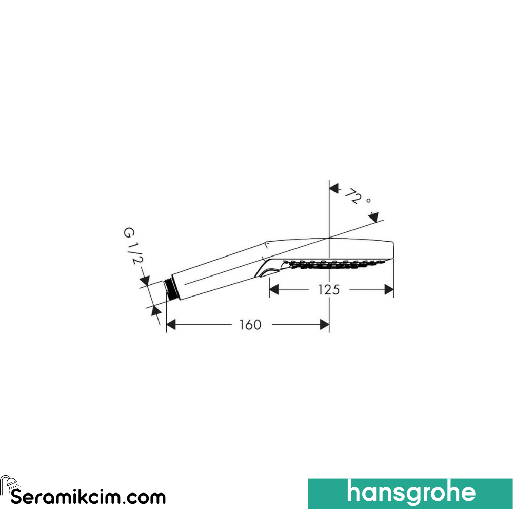 Hansgrohe Rd Select S El Duşu 120 3 Jet, P 26014000