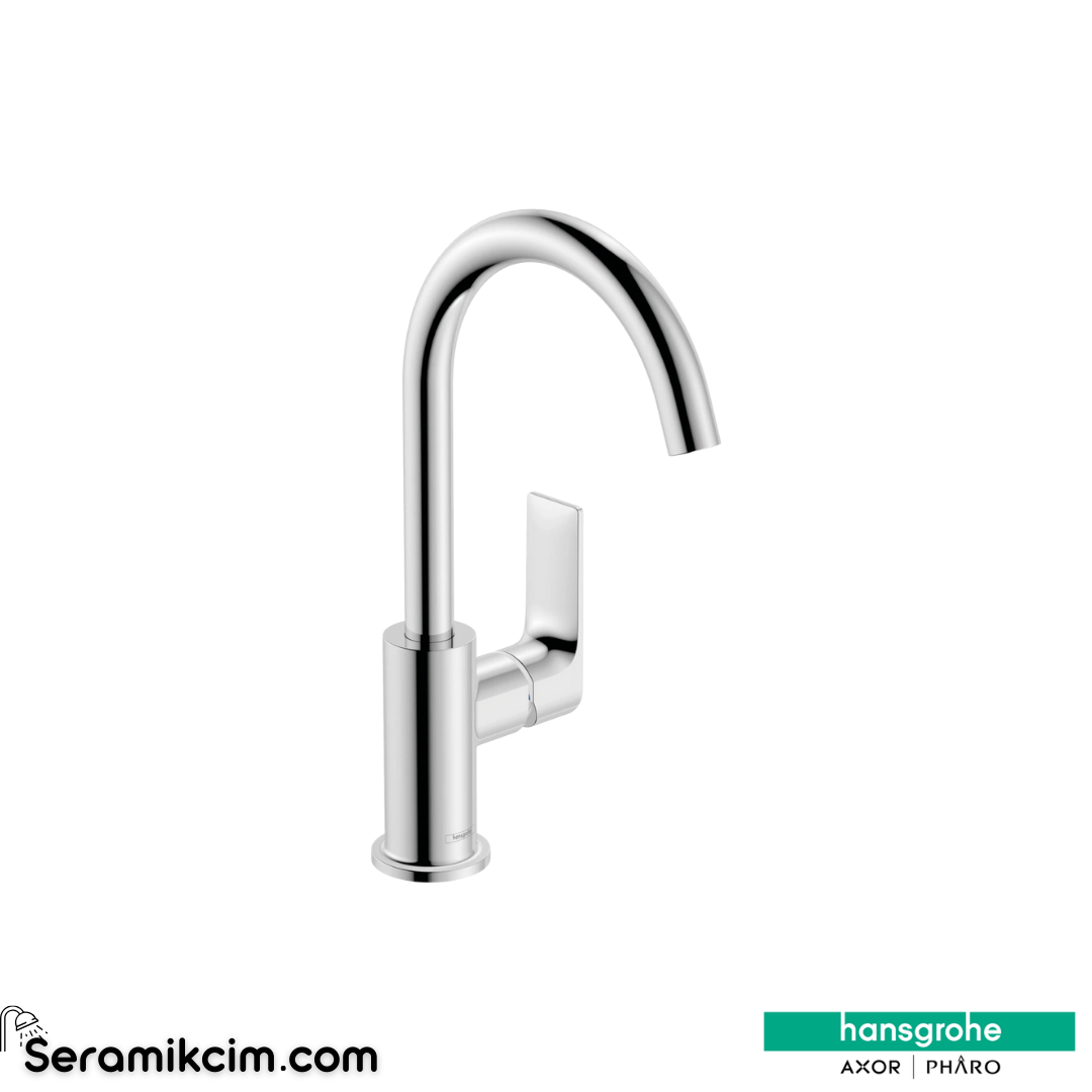 Hansgrohe Rebris E 210 Lavabo Bataryası Sifon Kumandalı Krom 72576000