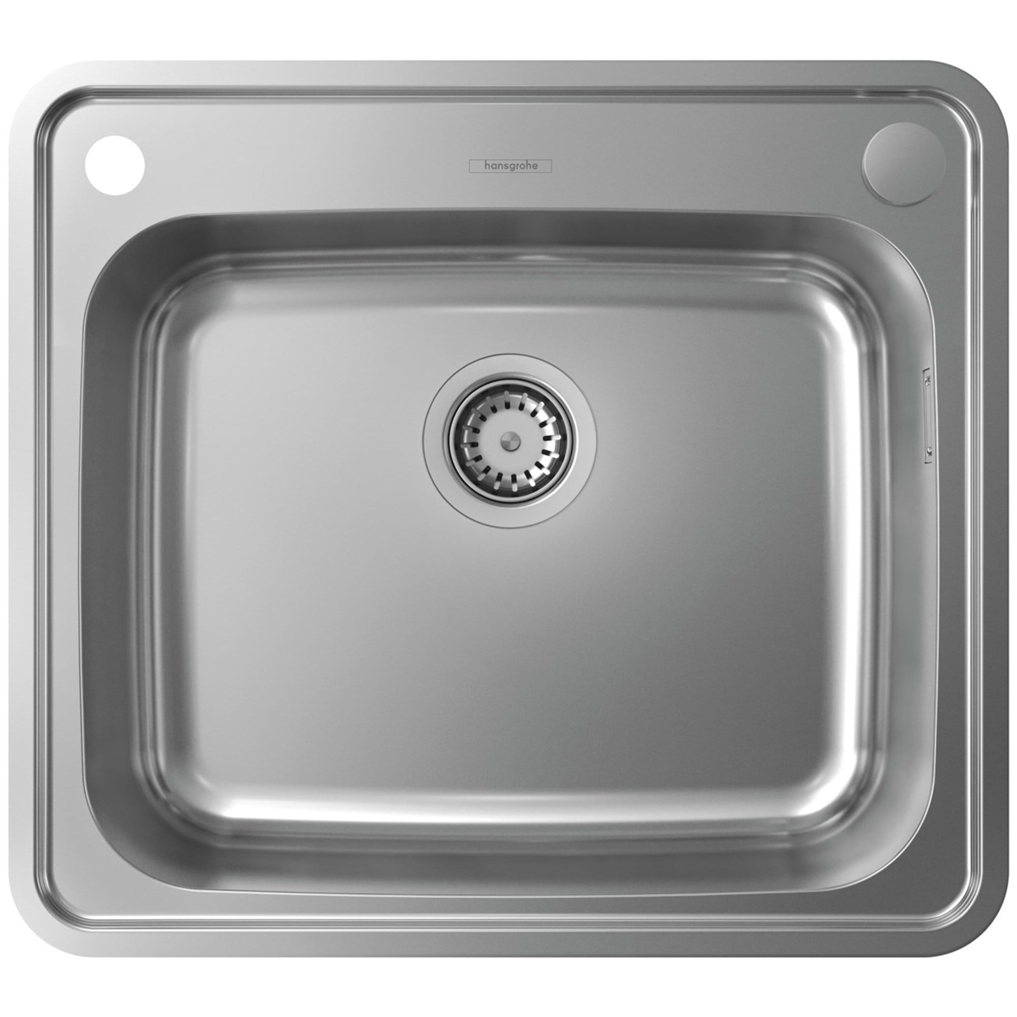 Hansgrohe S412-F500 Ankastre Eviye 500/400 Çelik 43336800