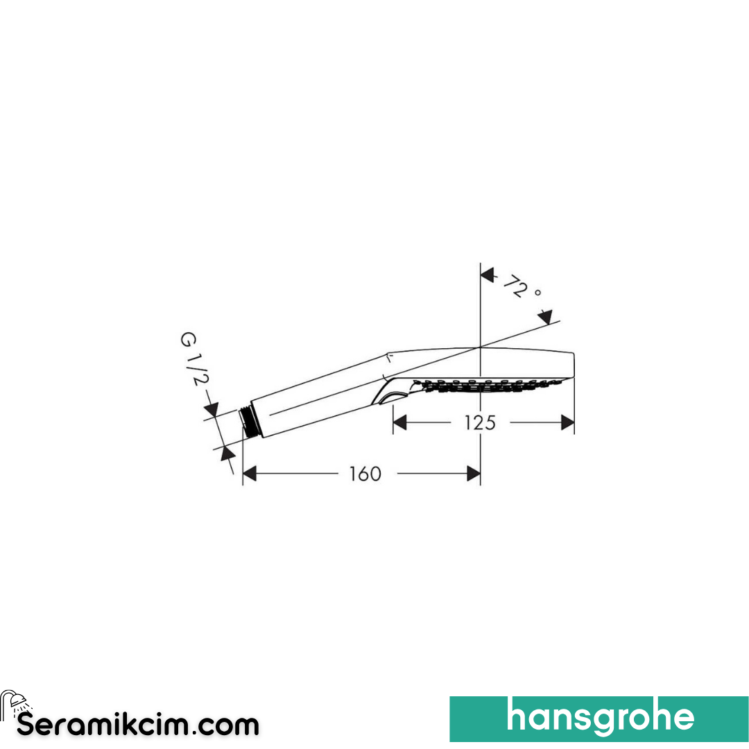 Hansgrohe Select S 3 Akışlı El Duşu Krom 26530000