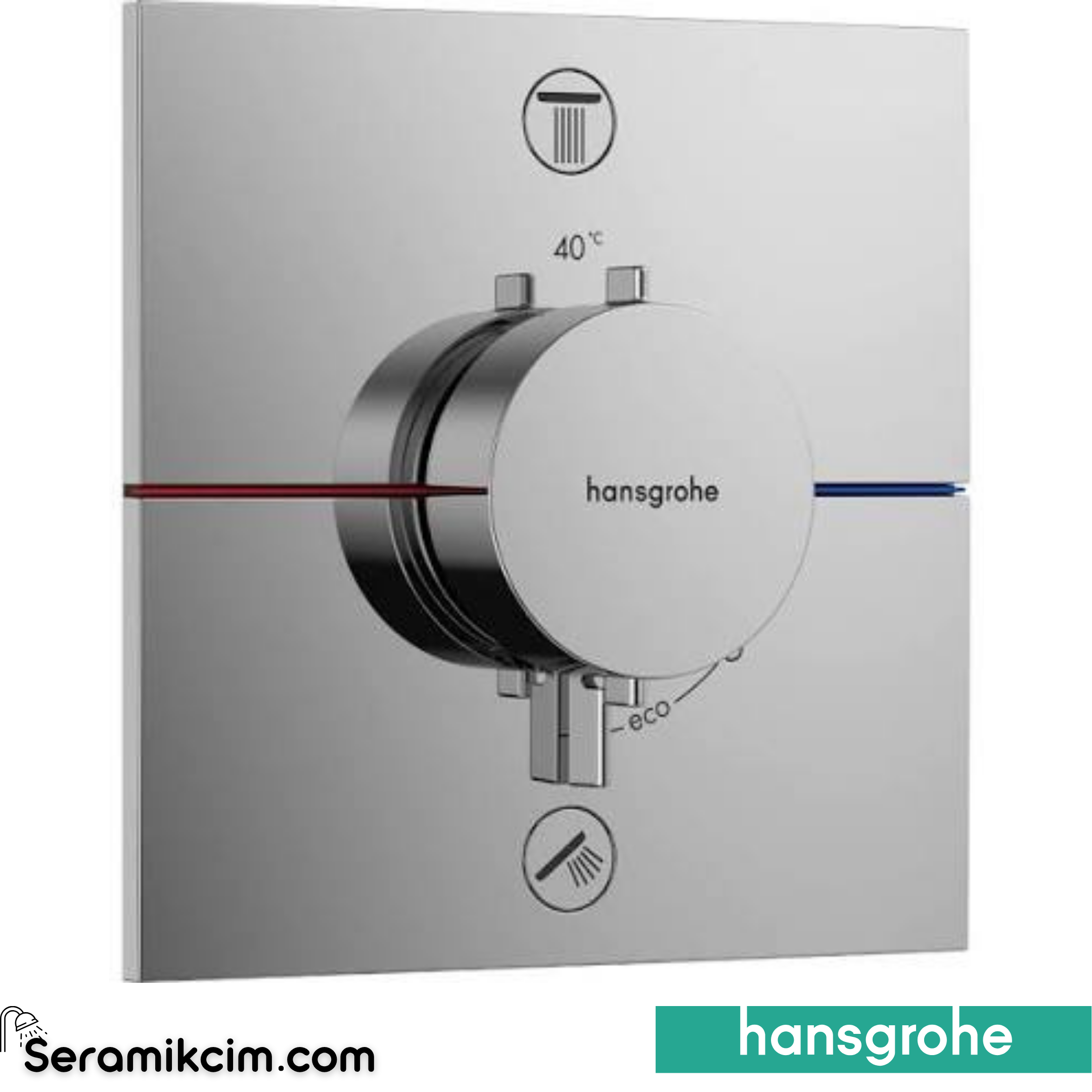 Hansgrohe Showerselect Comfort E Ankastre Banyo Bataryası Termostatik 2 Çıkış 15572000