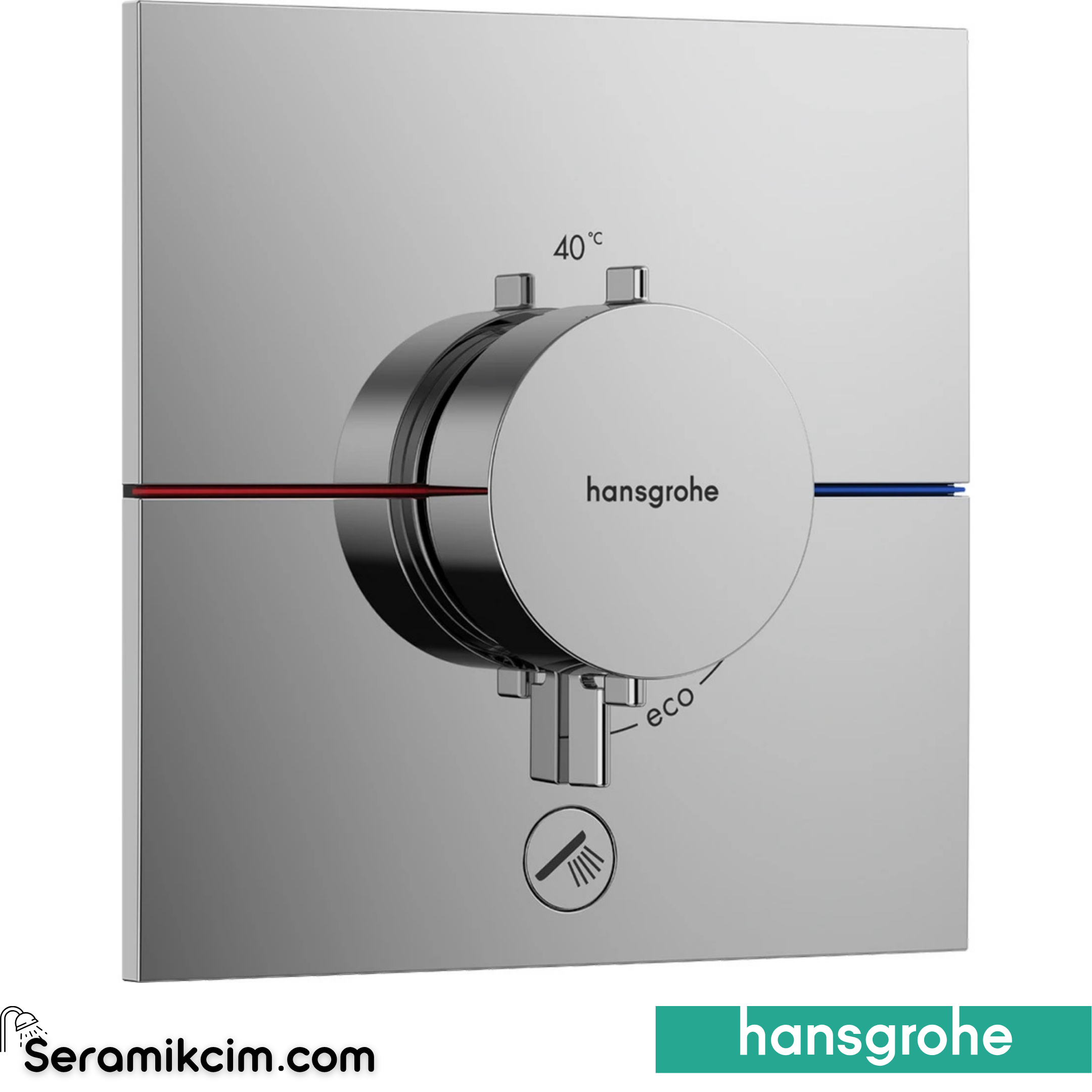 Hansgrohe Showerselect Comfort E Ankastre Banyo Bataryası Termostatik 1 Çıkış Ve İlave Çıkış 15575000
