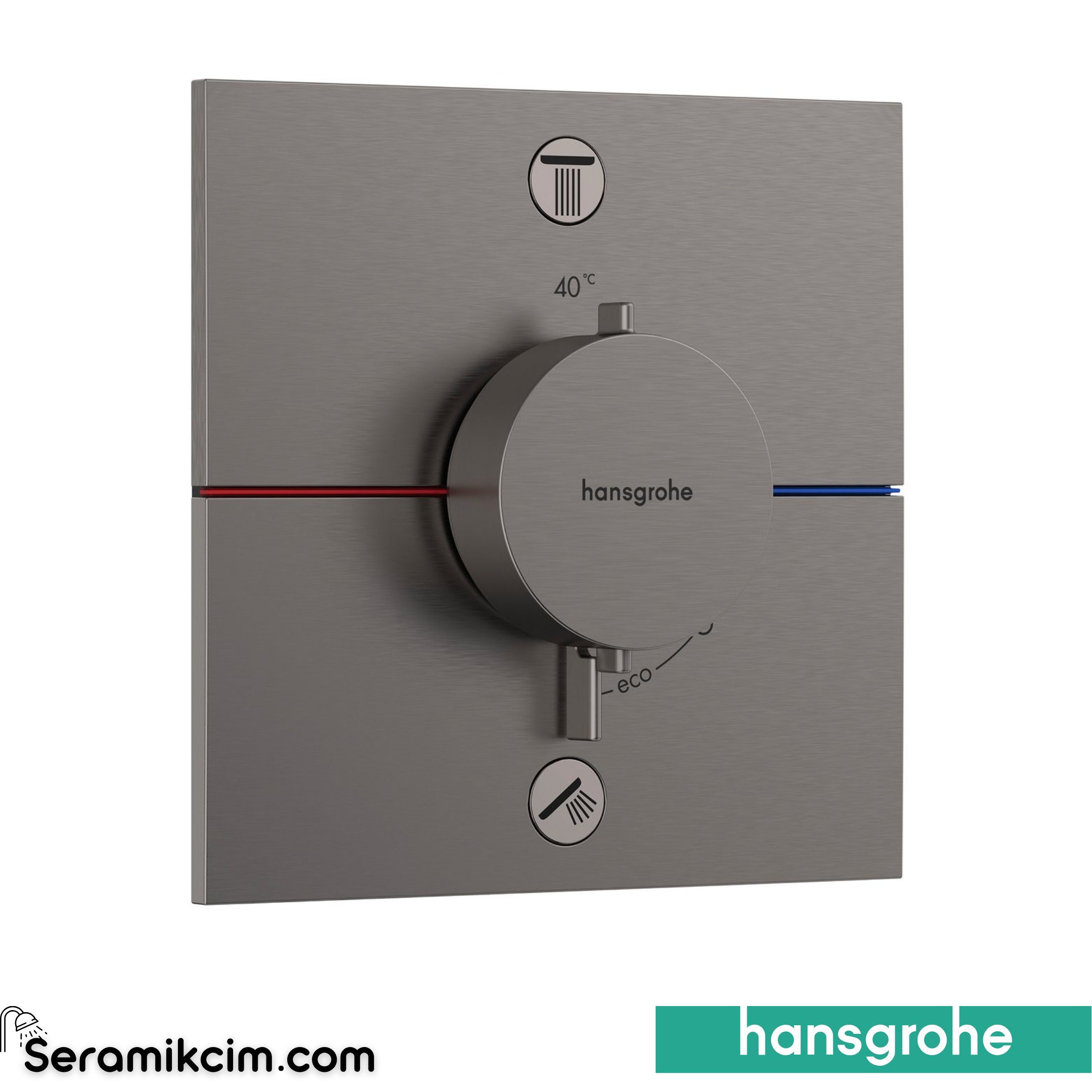 Hansgrohe Showerselect Comfort E Ankastre Banyo Bataryası Termostatik 2 Çıkış Entegre Karışım Güvenliği En1717'Ye Göre 15578340