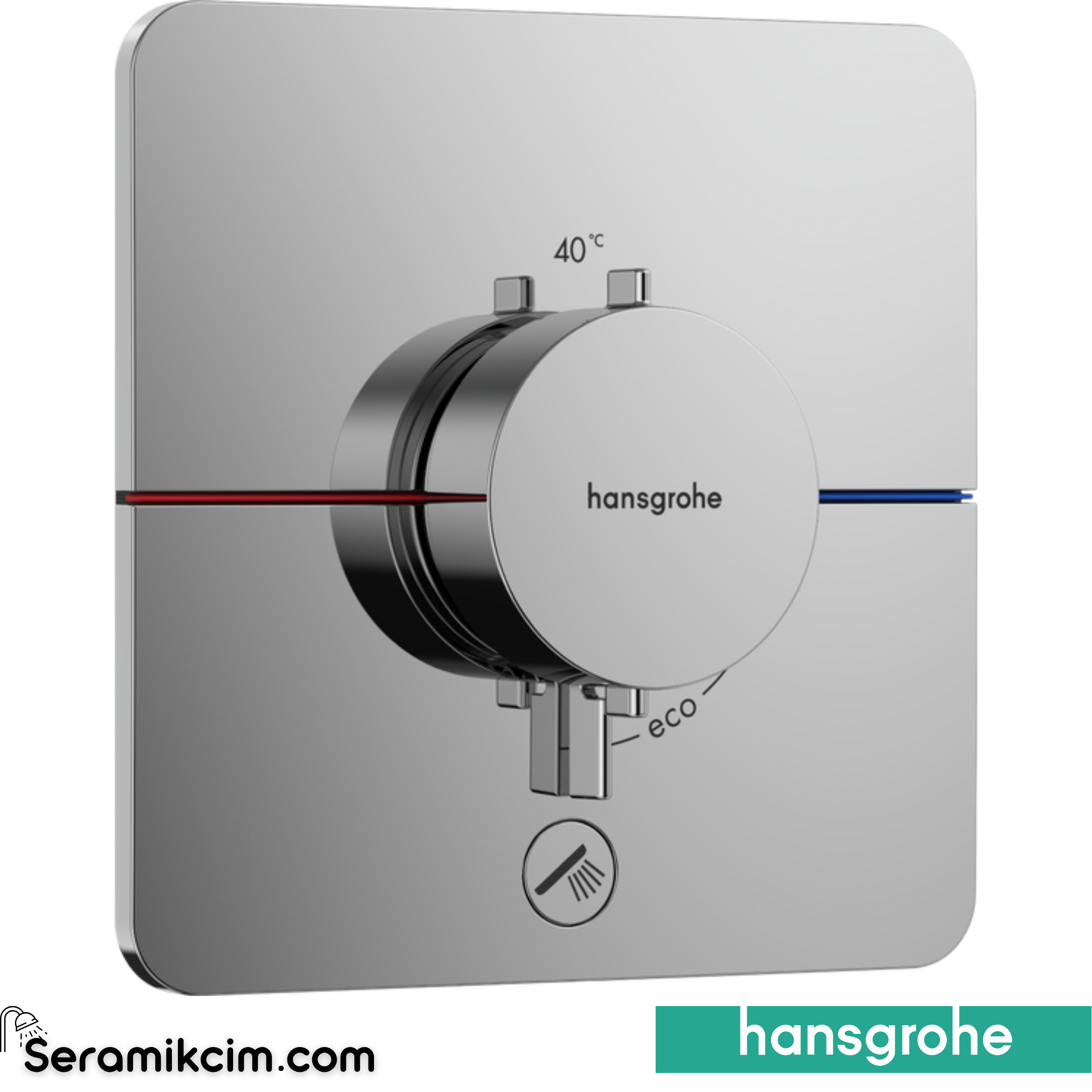 Hansgrohe Showerselect Comfort Q Ankastre Banyo Bataryası Termostatik 1 Çıkış Ve İlave Çıkış 15589000