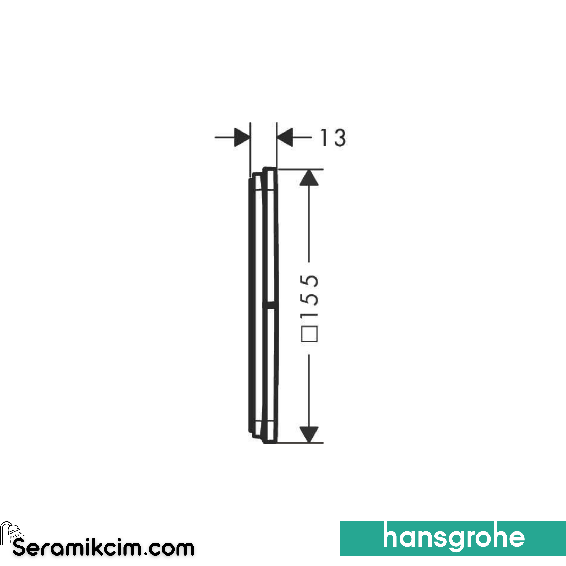 Hansgrohe Showerselect Comfort Q Ankastre Banyo Bataryası 3 Çıkış Mat Beyaz 15587700