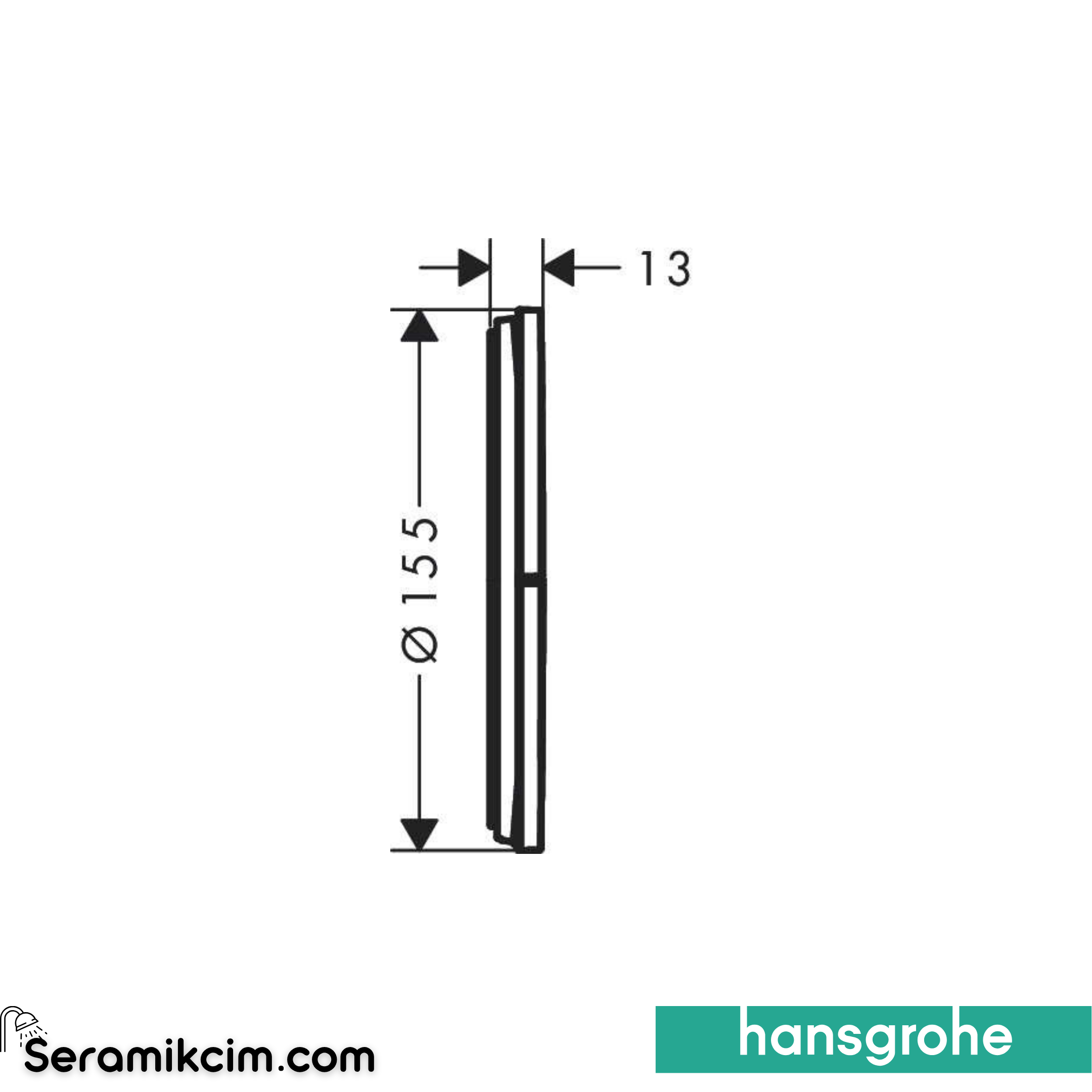 Hansgrohe Showerselect Comfort S Ankastre Banyo Bataryası 3 Çıkış Mat Siyah 15558670