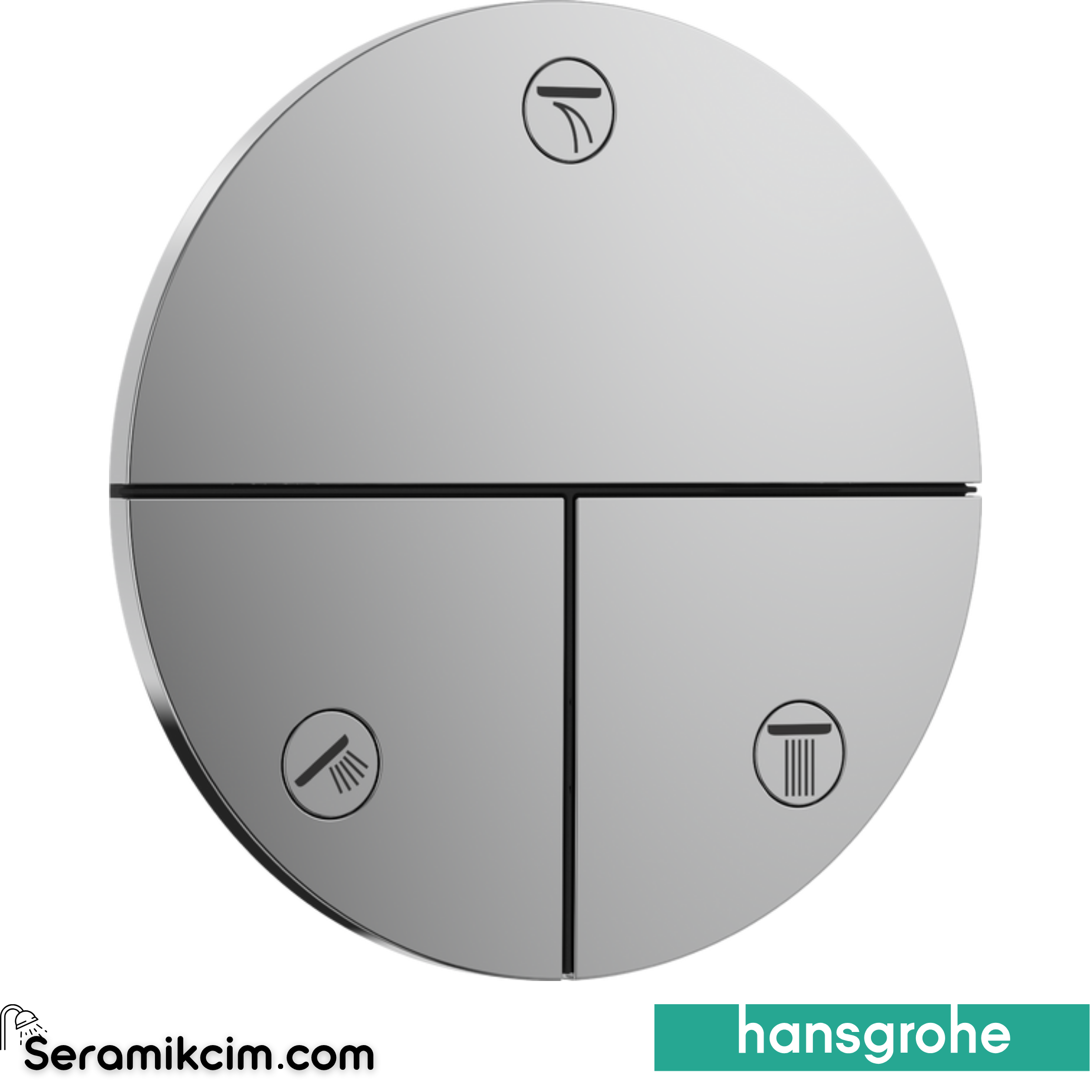 Hansgrohe Showerselect Comfort S Ankastre Banyo Bataryası 3 Çıkış Krom 15558000