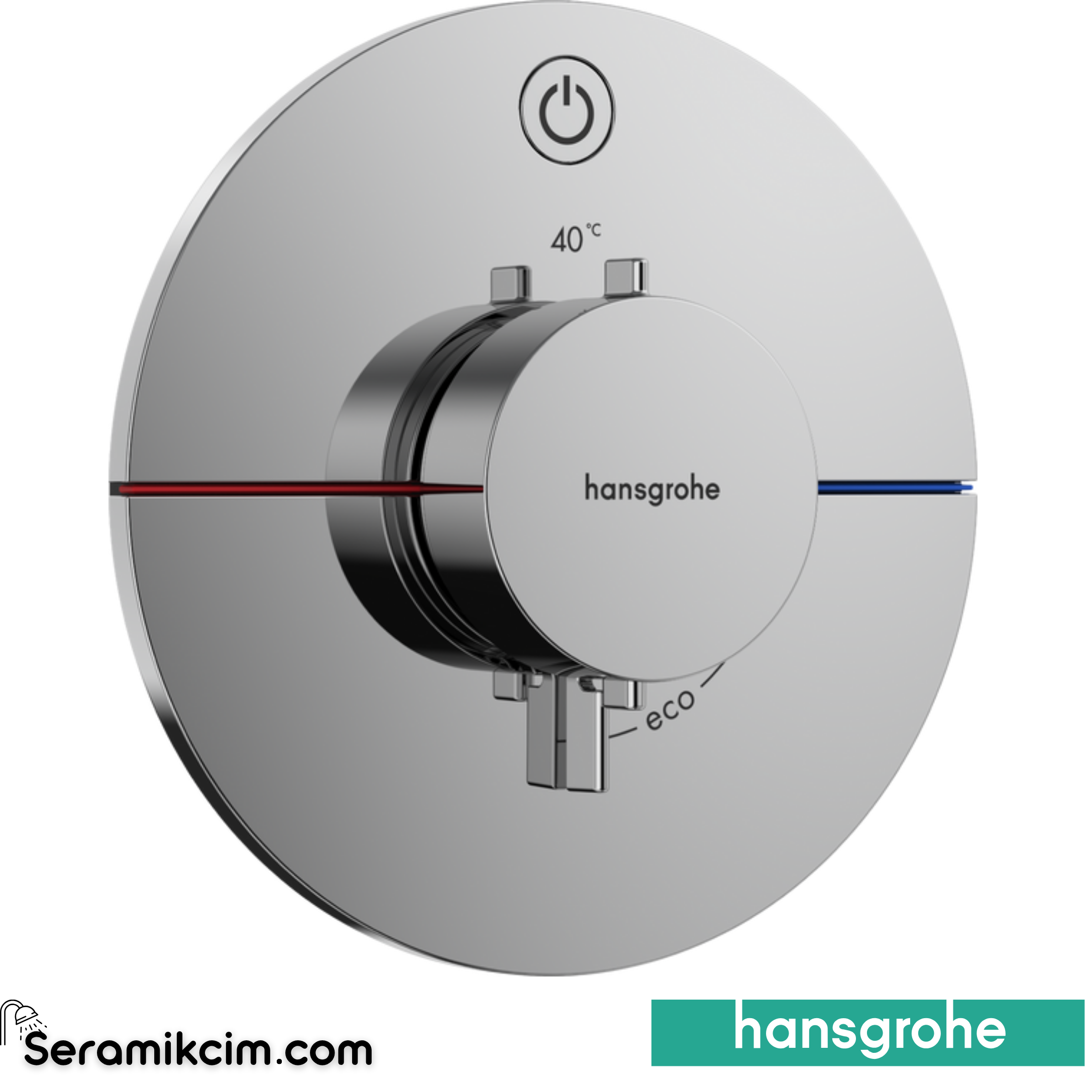 Hansgrohe Showerselect Comfort S Termostat Ankastre 1 Çıkış Krom 15553000
