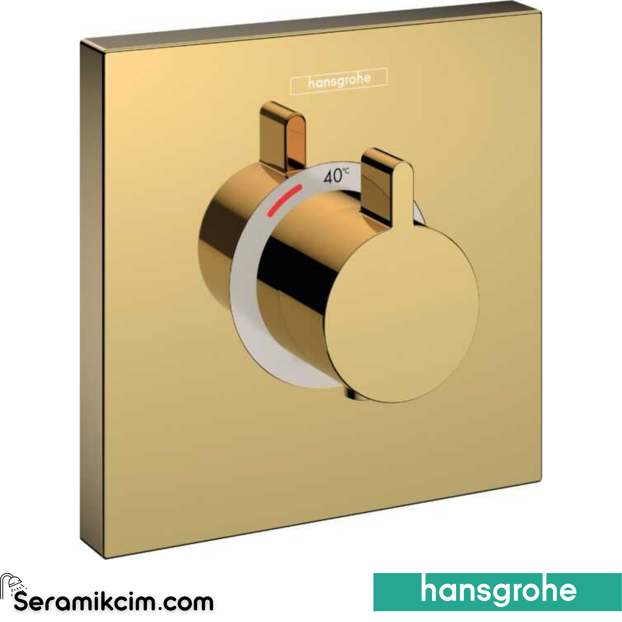 Hansgrohe Showerselect Max Termostatik Parlak Altın 15760990