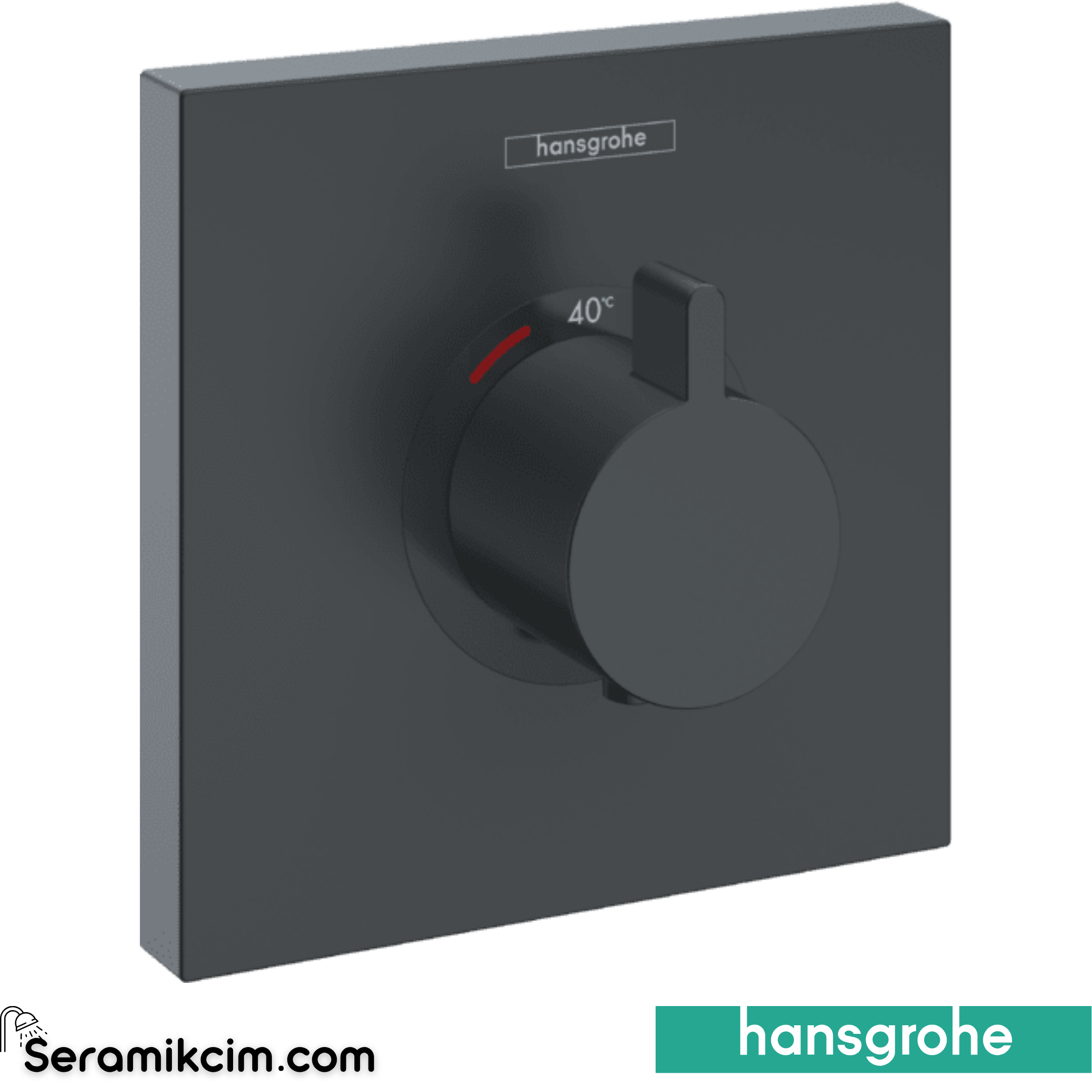 Hansgrohe Showerselect Max Termostatik Mat Siyah 15760670