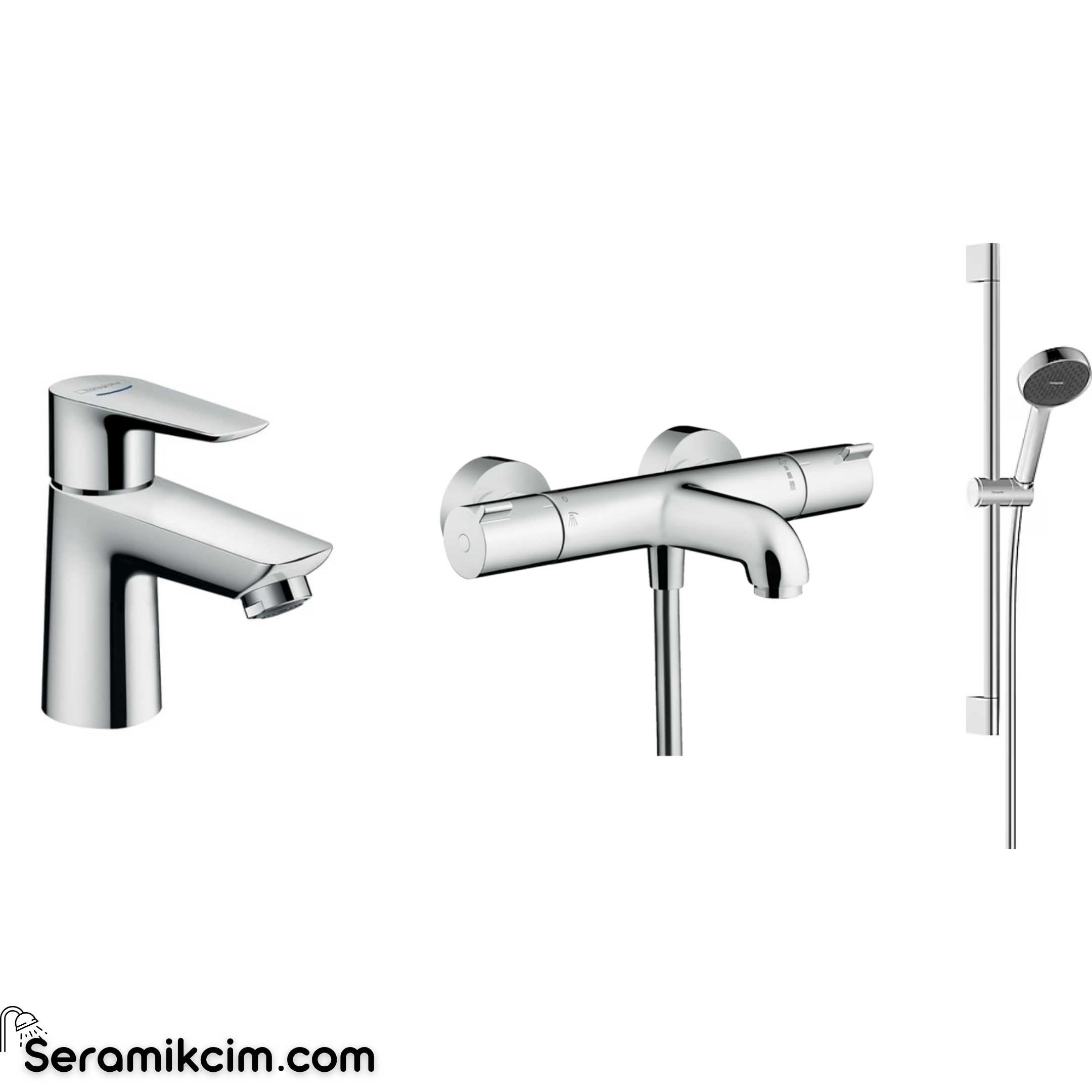Hansgrohe Talis E Banyo ve Lavabo Batarya Set