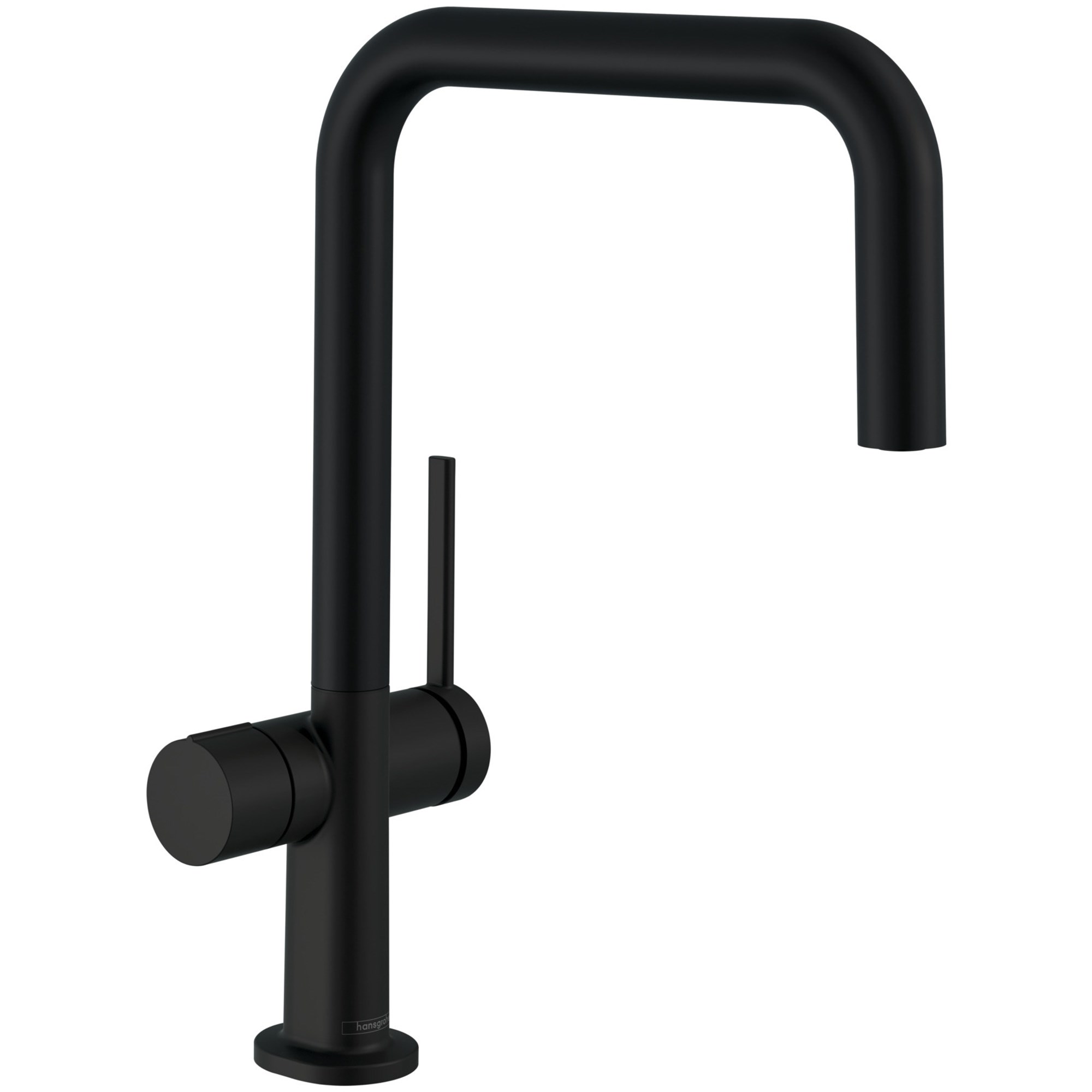 Hansgrohe Talis M54 Eviye Bataryası U 220, Açma-Kapama Valfi,1 Fonksiyonlu, Mat Siyah 72807670