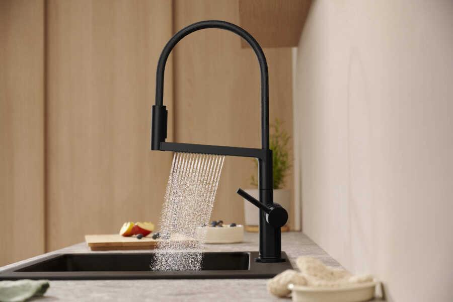 Hansgrohe Talis Select M54 Powderspray Tek Kollu Eviye Bataryası Semi-Pro, 3Jet