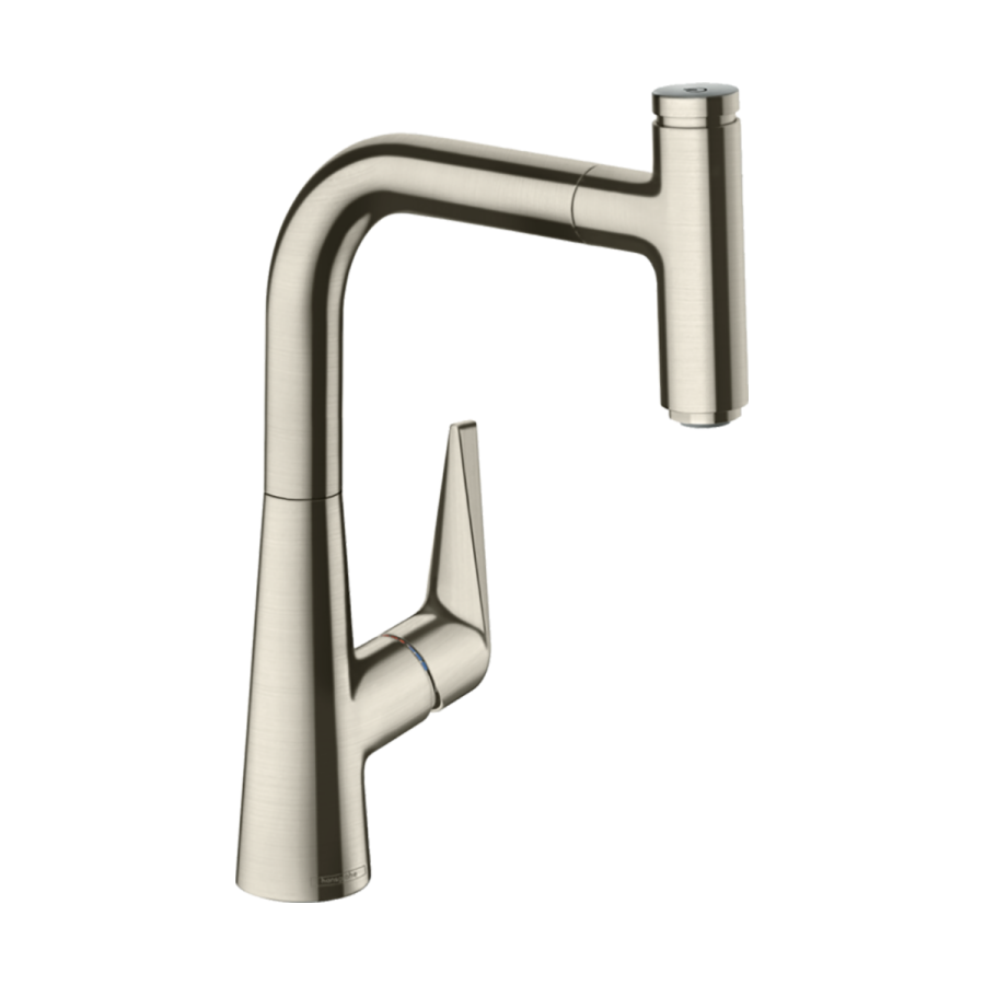 Hansgrohe Talis Select S Evye Bataryası Paslanmaz Çelik 72822800