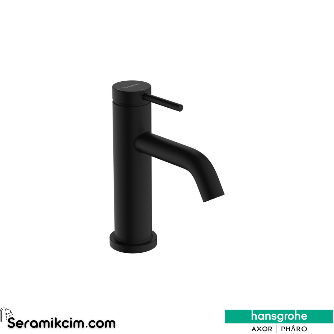 Hansgrohe Tecturis S 80 Lavabo Bataryası Coolstart Sifon Kumandalı Mat Siyah 73305670