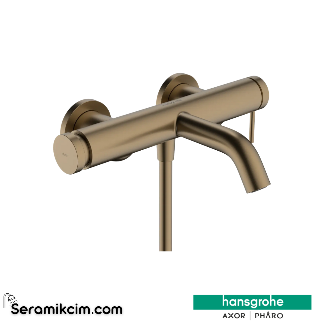 Hansgrohe Tecturis S Banyo Bataryası Mat Bronz 73422140