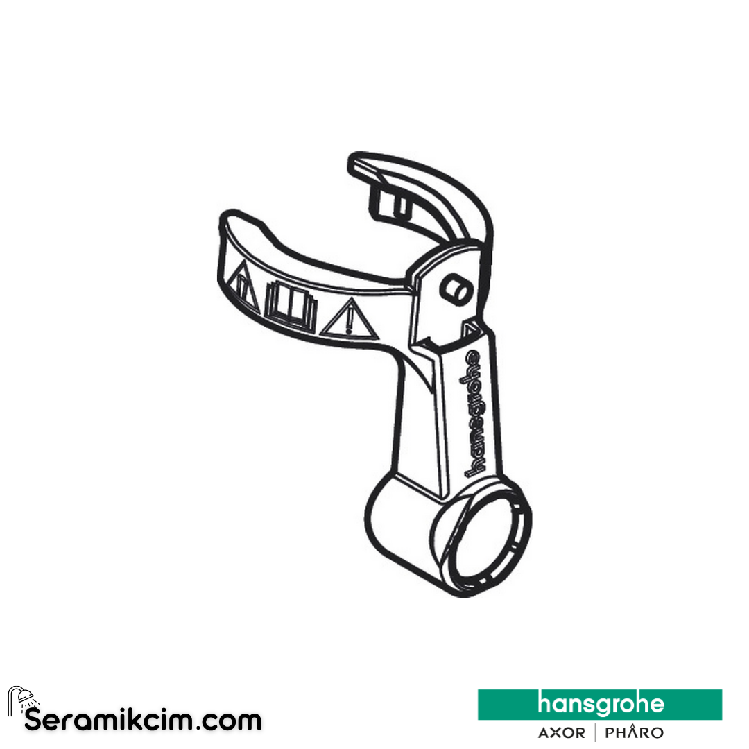Hansgrohe Termal Dezenfeksiyon İçin Servis Aracı - Logis Fine Lavabo Bataryası İle Kullanılır 93913000 - 93913000