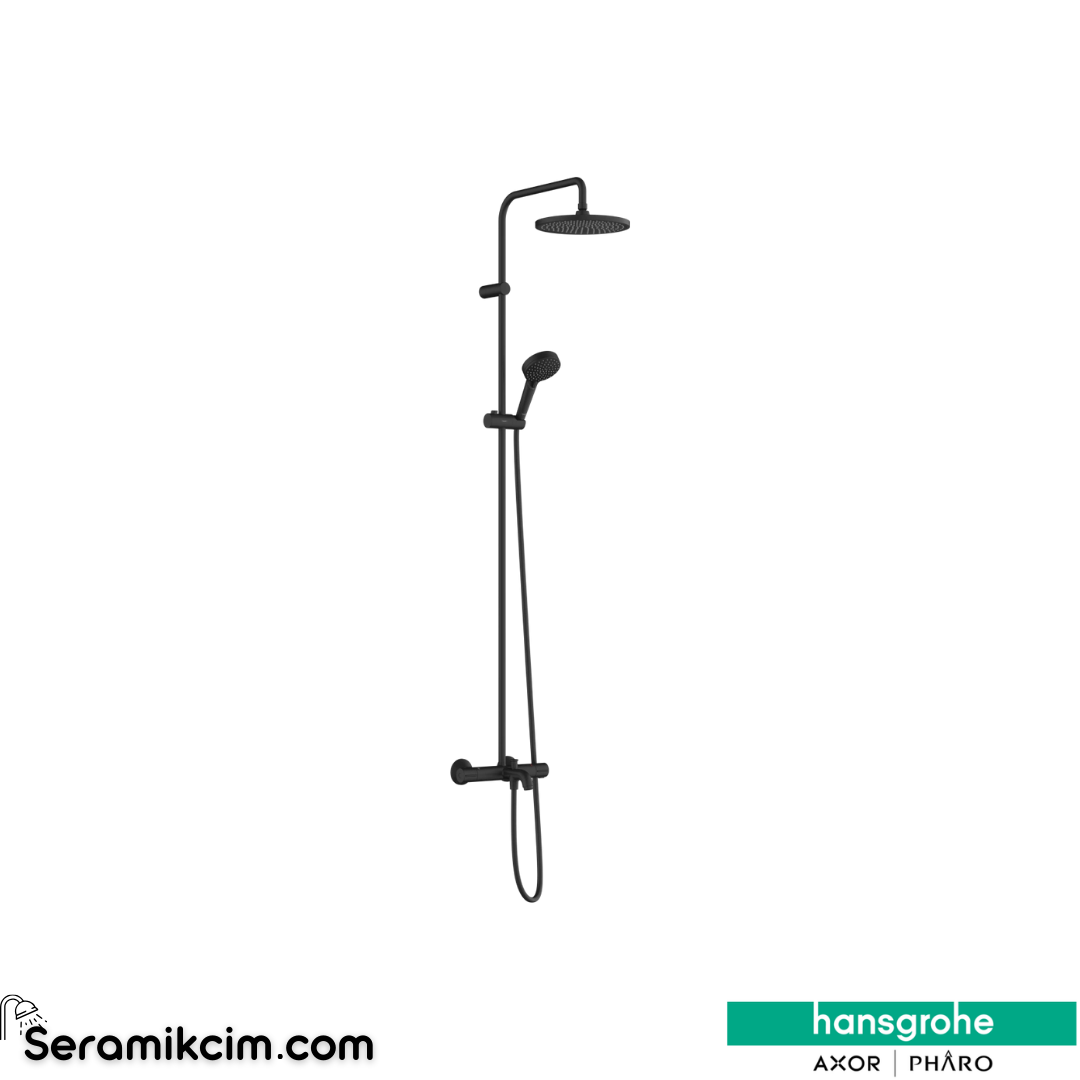 Hansgrohe Vernis Blend 240 Duş Kolonu Mat Siyah 26899670