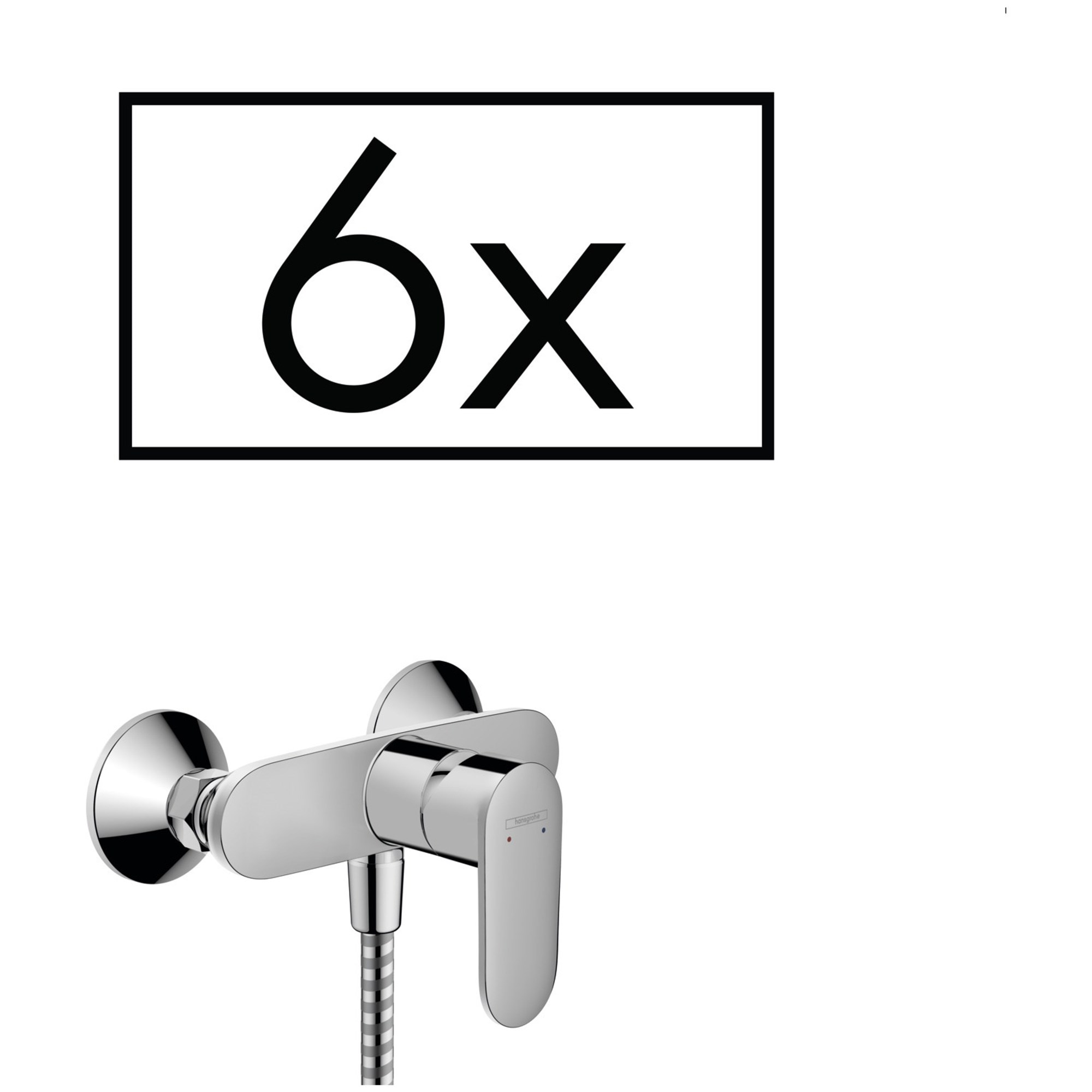 Hansgrohe Vernis Blend Duş Bataryası Proje Paketi - 6 Adet 71647000