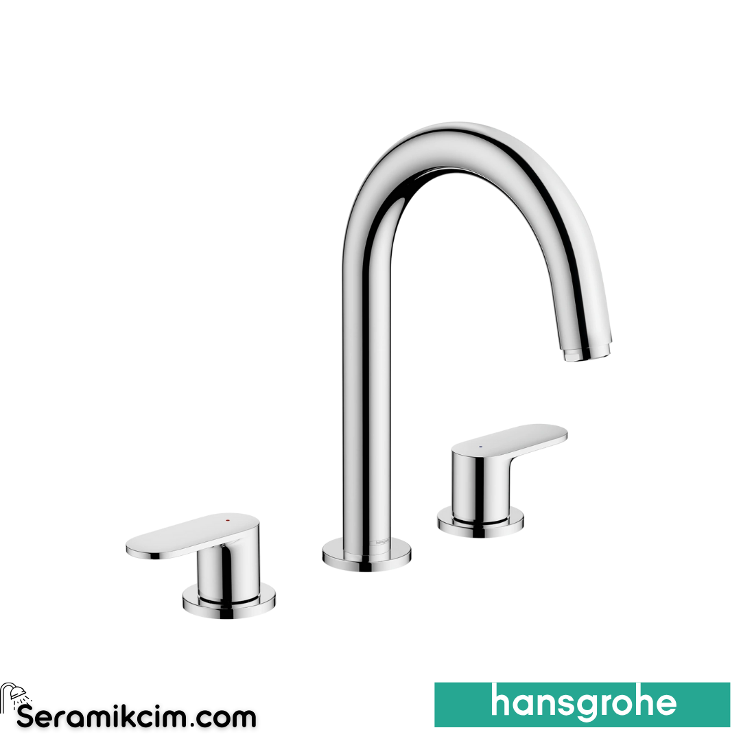 Hansgrohe Vernis Blend Lavabo Bataryası 3 Delikli Krom 71553000