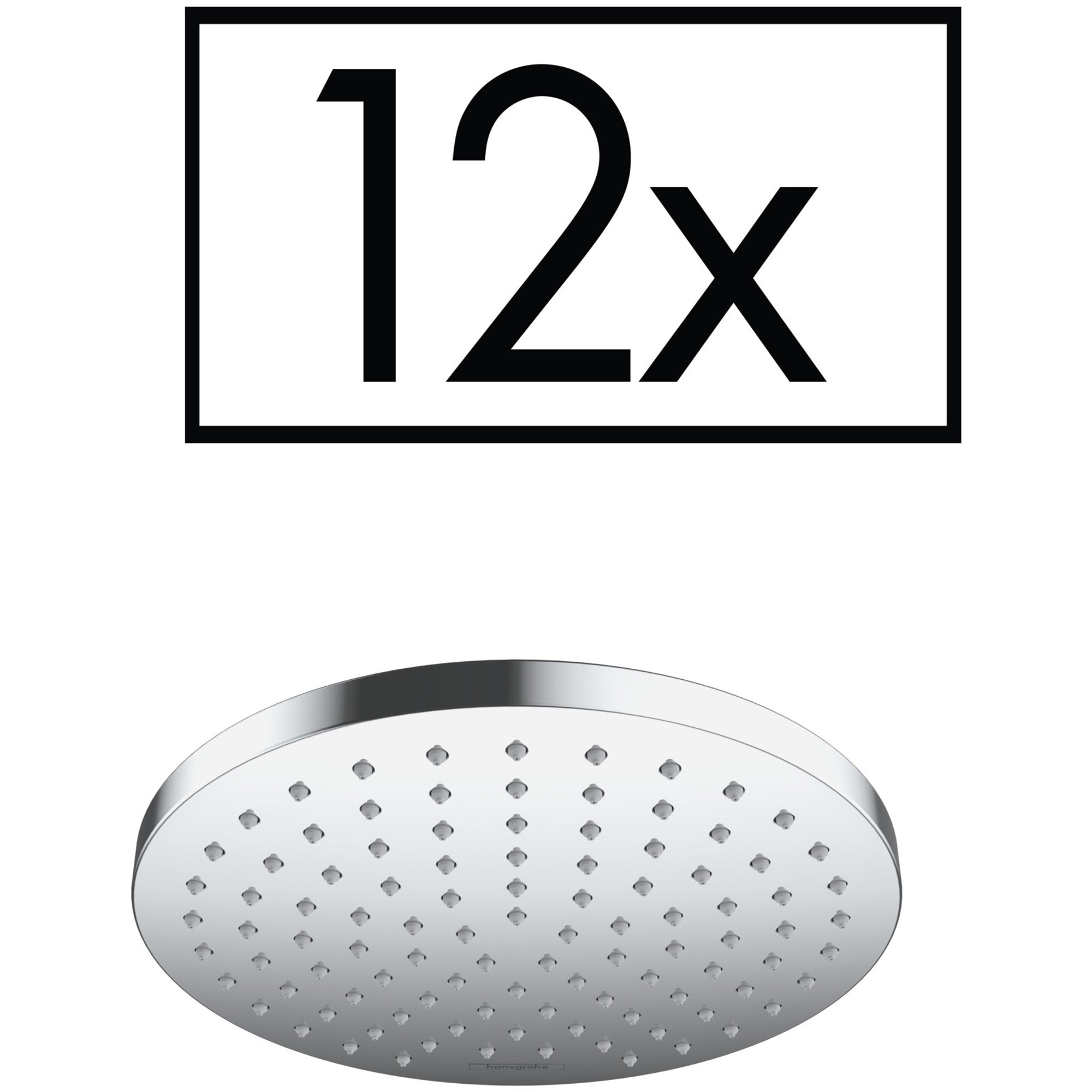 Hansgrohe Vernis Blend Tepe Duşu 20,5 cm 1 Fonksiyonlu 12 Adet Paket Krom 26365000