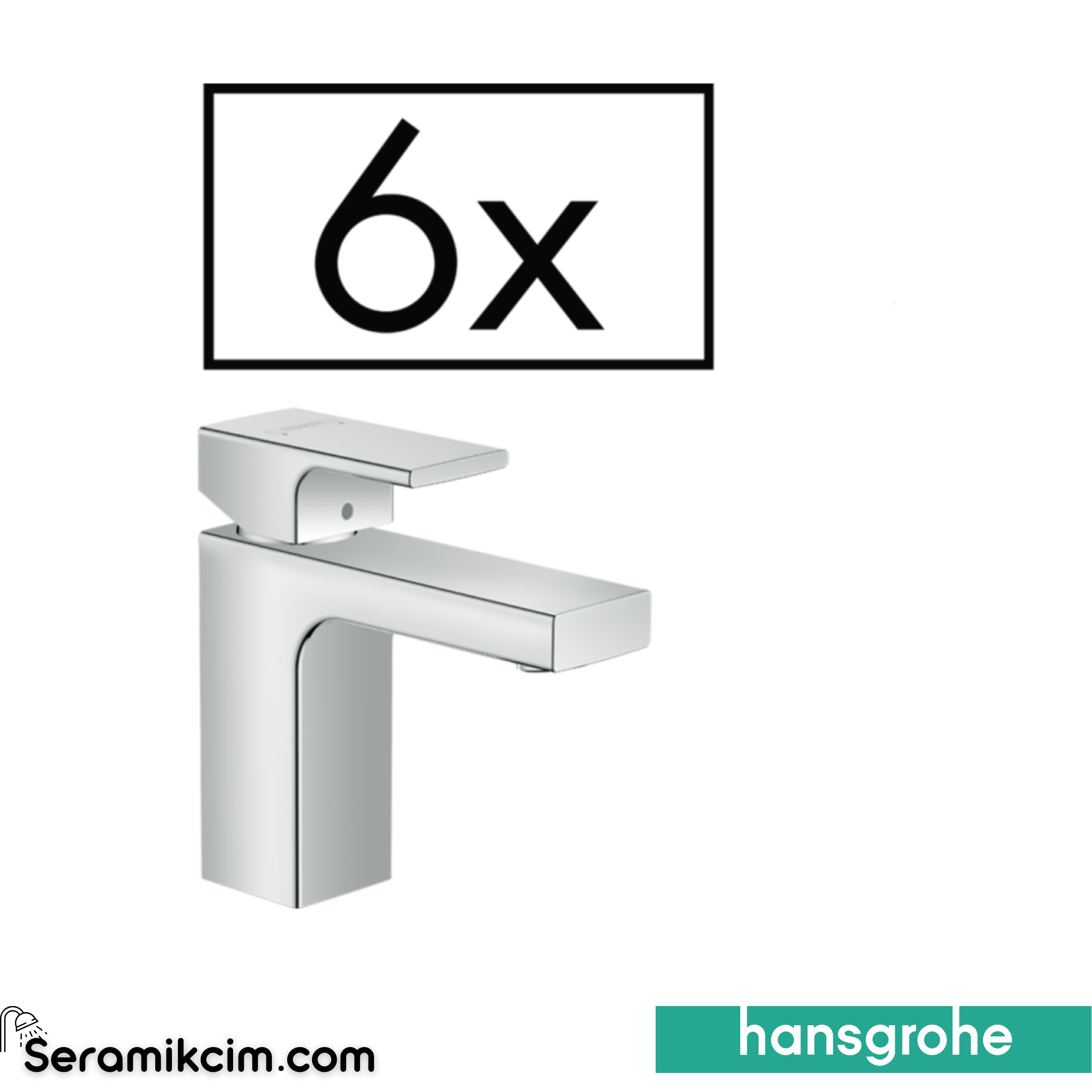 Hansgrohe Vernis Shape Bm 100 W/Popuw Pp Krom 71597000