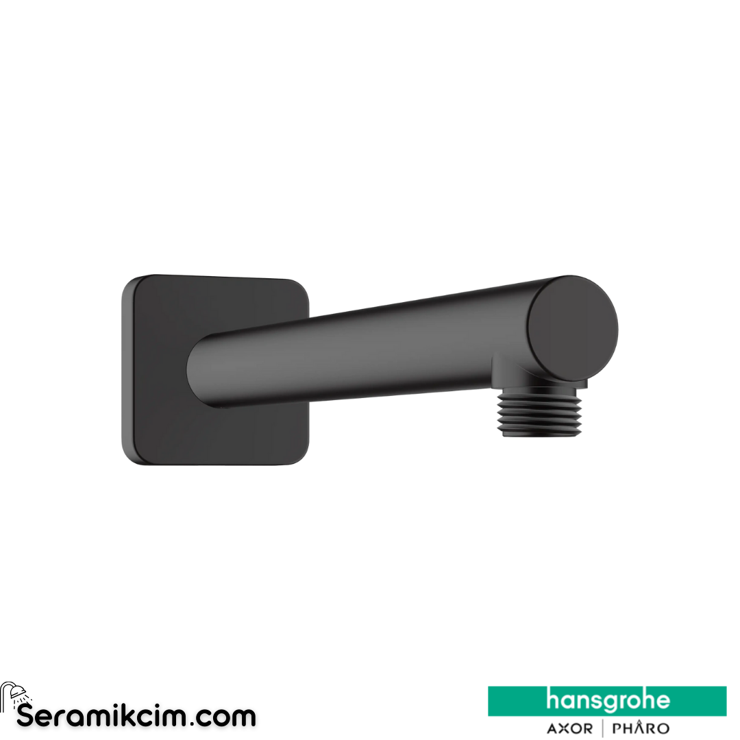 Hansgrohe Vernis Shape Duş Dirseği 24 Cm Mat Siyah 26405670