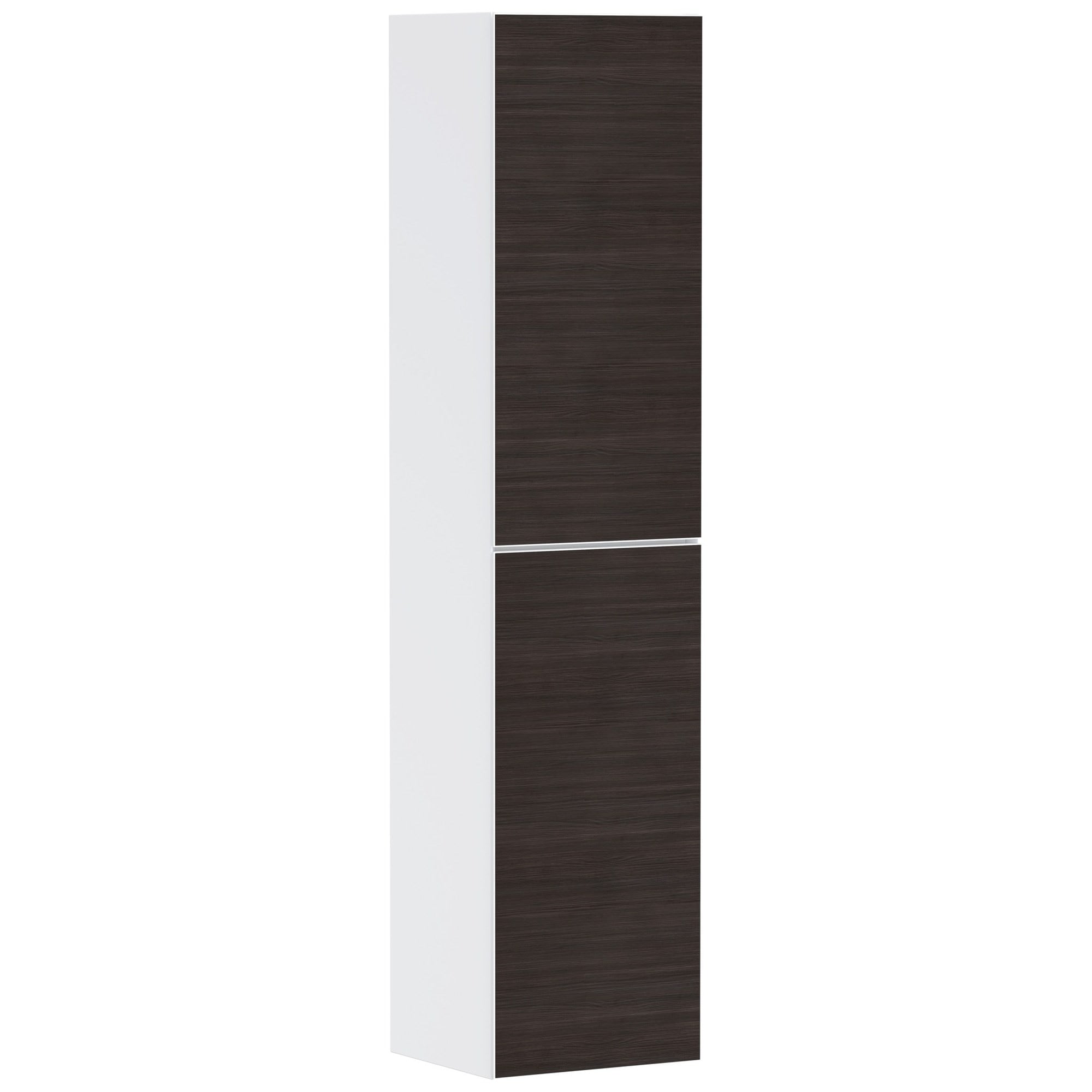 Hansgrohe Xevolos E Banyo Boy Dolabı 40x36 cm Sol Menteşeli Mat Beyaz-Koyu Meşe 54218730