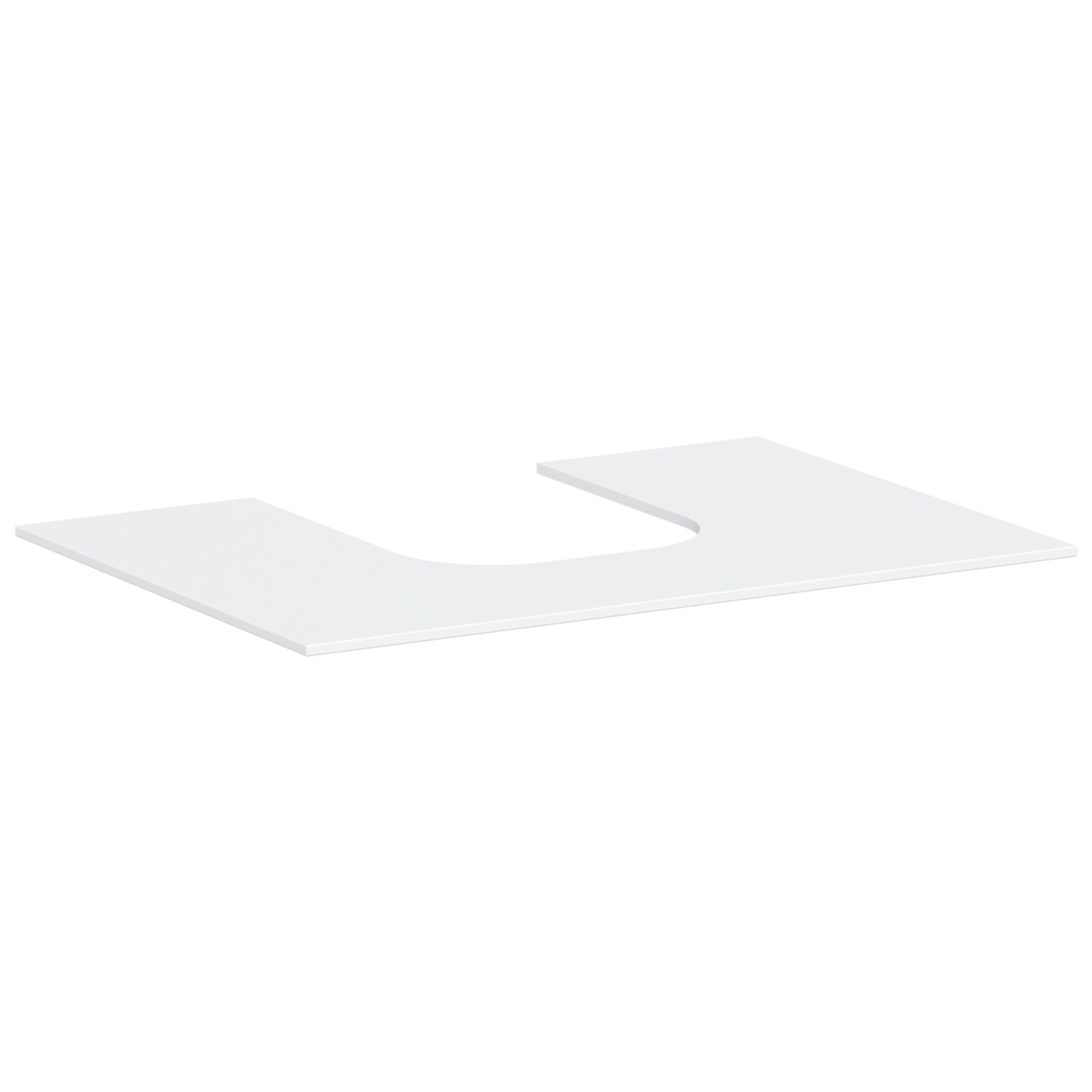 Hansgrohe Xevolos E Banyo Mobilyası Konsolu 78x55 cm Orta Lavabo Kesimli Mat Beyaz 54208700