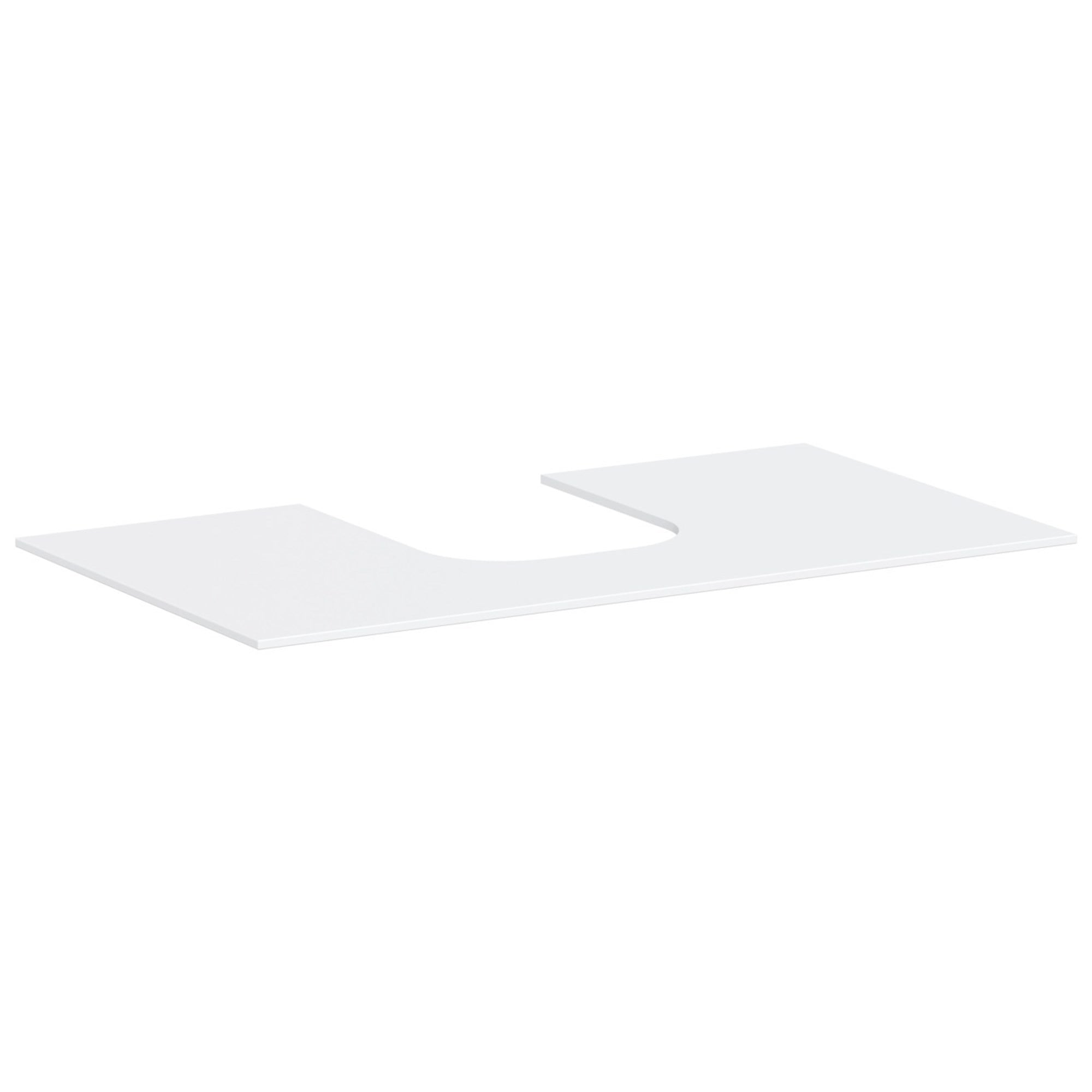 Hansgrohe Xevolos E Banyo Mobilyası Konsolu 98x55 cm Orta Lavabo Kesimli Mat Beyaz 54209700
