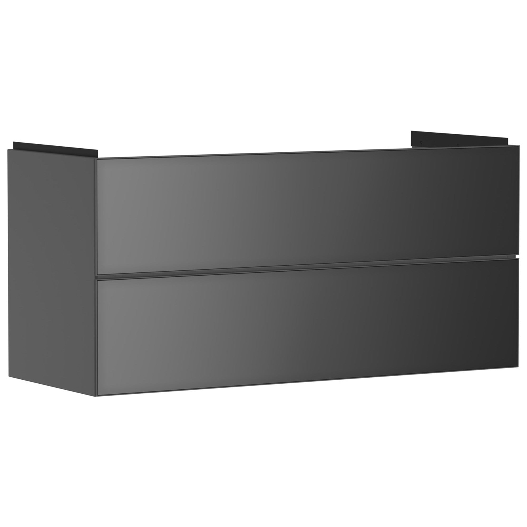 Hansgrohe Xevolos E Lavabo Dolabı 118x47,5 cm 2 Çekmeceli Mat Arduvaz Gri-Metalik Arduvaz Gri 54186770