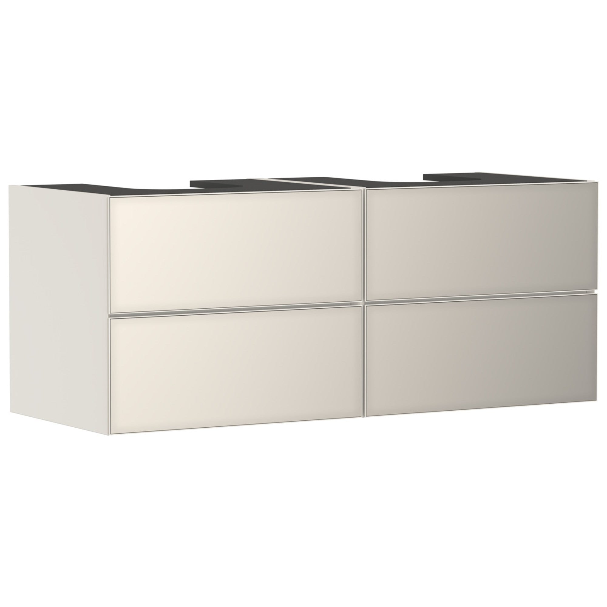 Hansgrohe Xevolos E Lavabo Dolabı 137x55 cm 4 Çekmeceli Konsol İçin Mat Kum Beji-Metalik Kum Beji 54197790