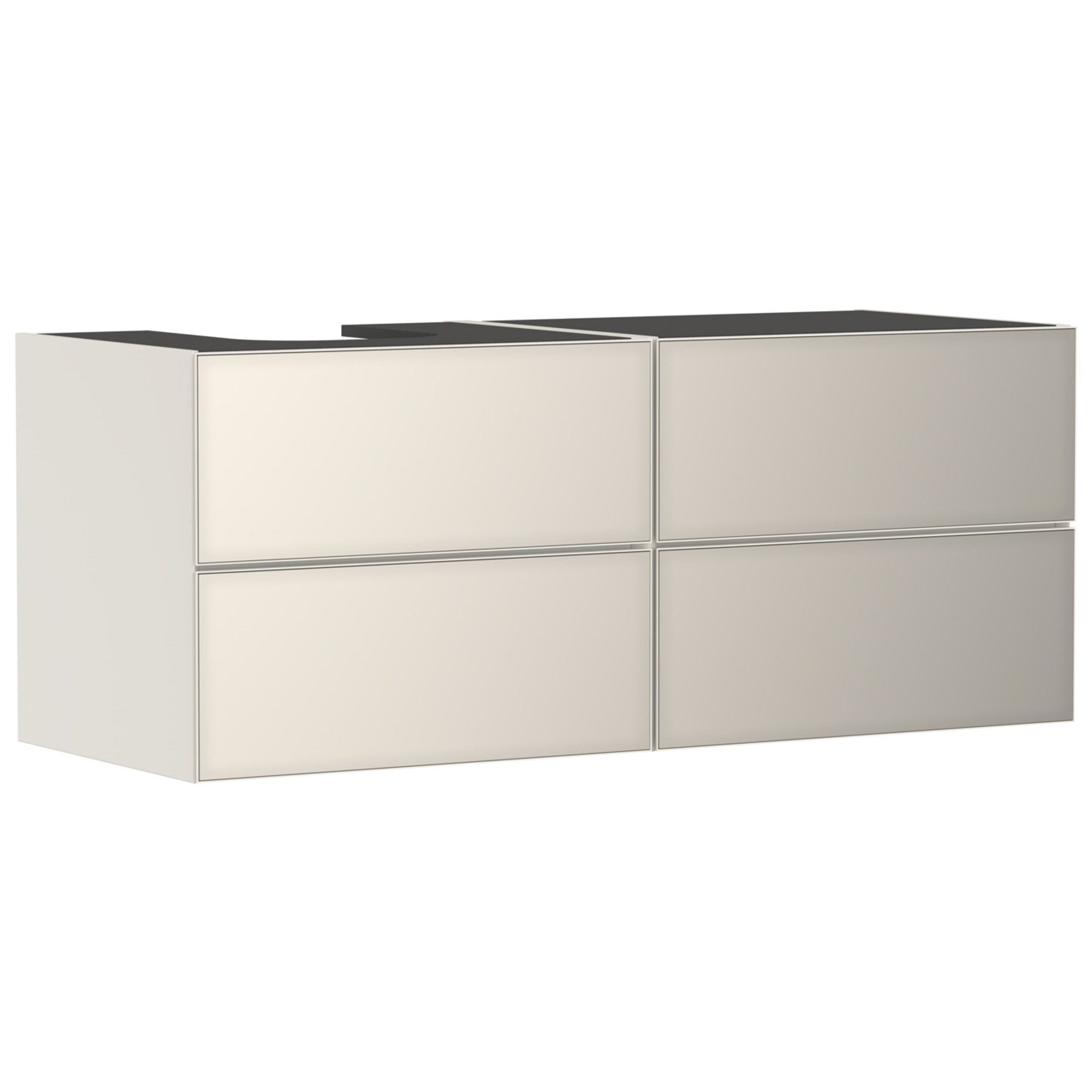 Hansgrohe Xevolos E Lavabo Dolabı 137x55 cm 4 Çekmeceli Konsol İçin Sol Mat Kum Beji-Metalik Kum Beji 54237790