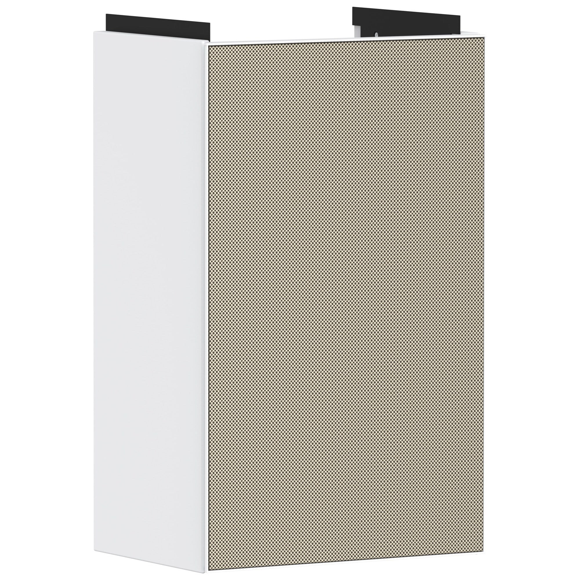Hansgrohe Xevolos E Lavabo Dolabı 34x24,5 cm Sol Menteşeli Mat Beyaz-Desenli Bronz 54166390