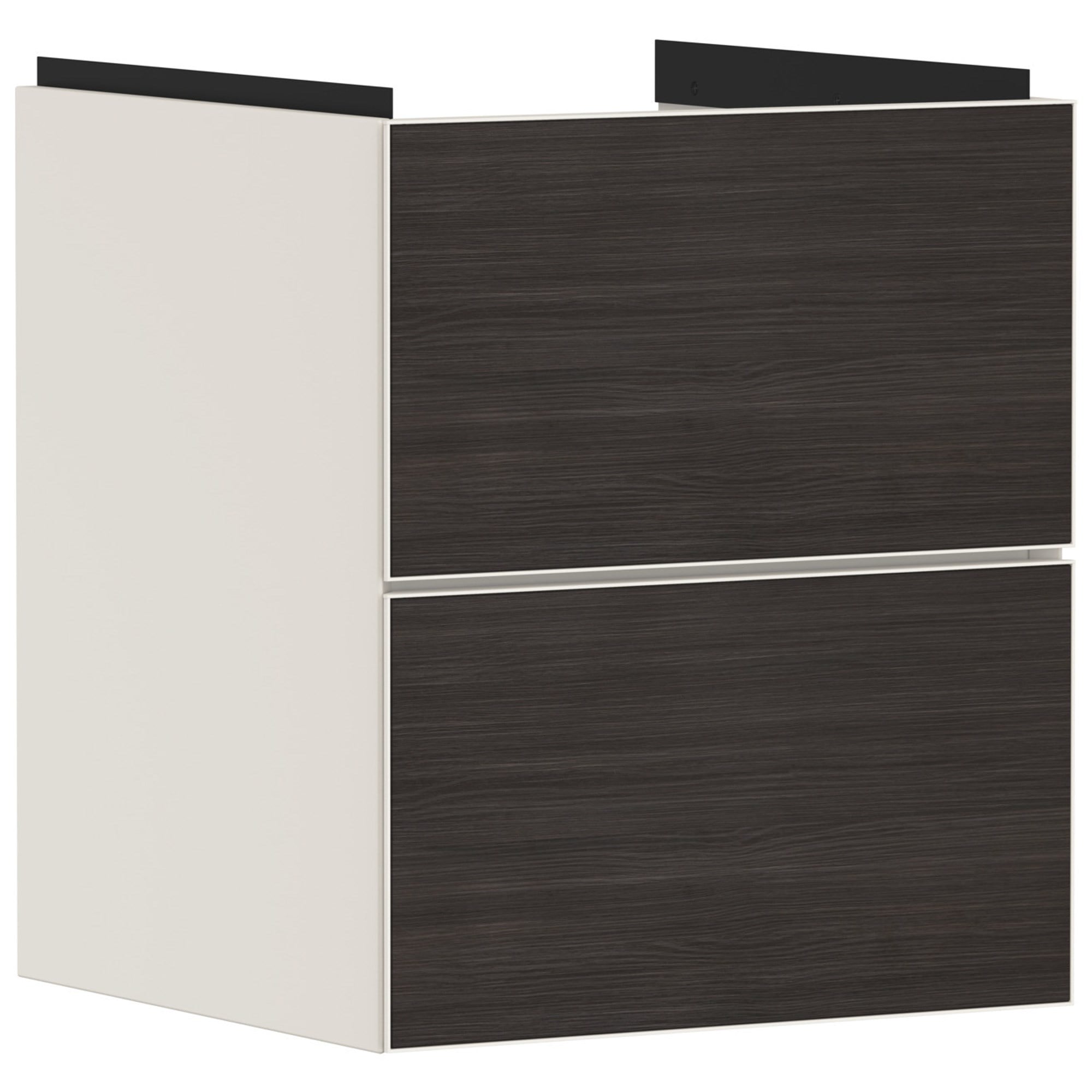 Hansgrohe Xevolos E Lavabo Dolabı 48x47,5 cm 2 Çekmeceli Mat Kum Beji-Koyu Meşe 54173730