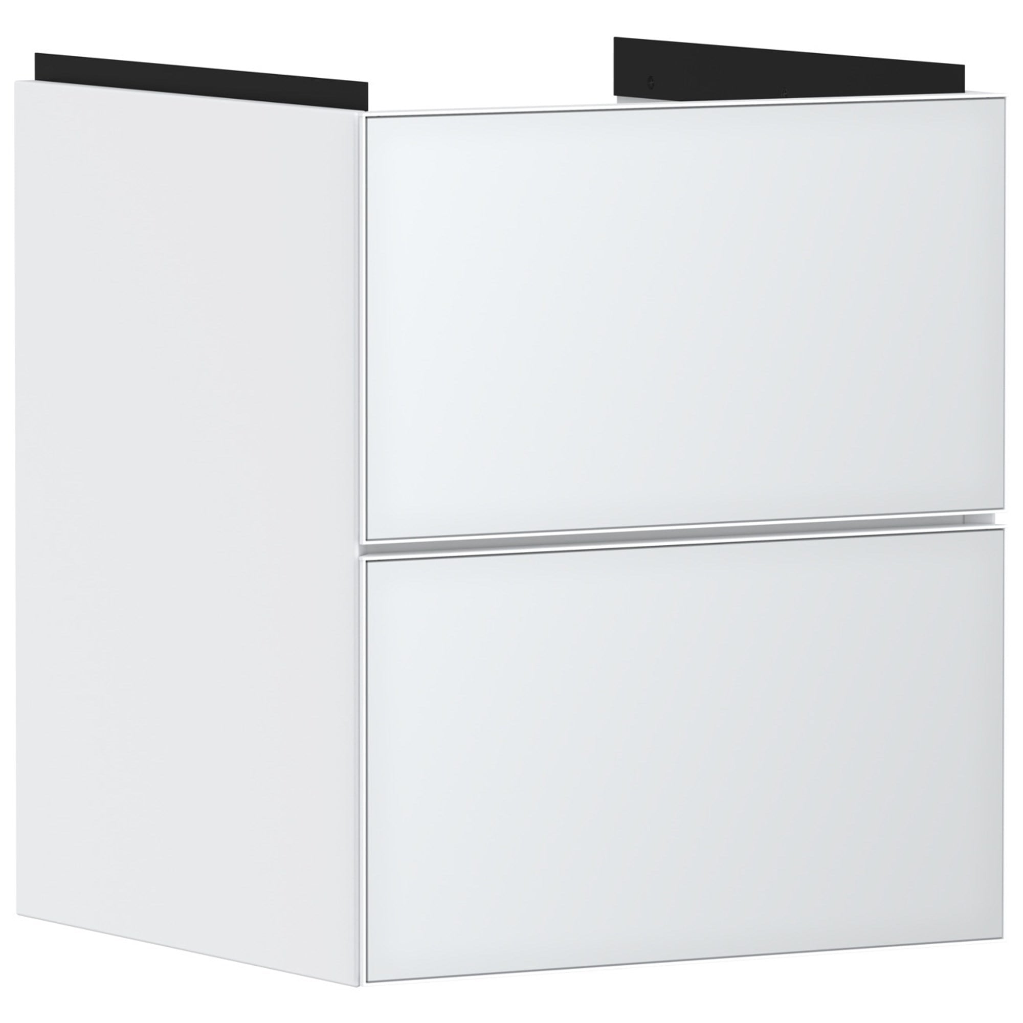Hansgrohe Xevolos E Lavabo Dolabı 48x47,5 cm 2 Çekmeceli Mat Beyaz-Metalik Beyaz 54172320