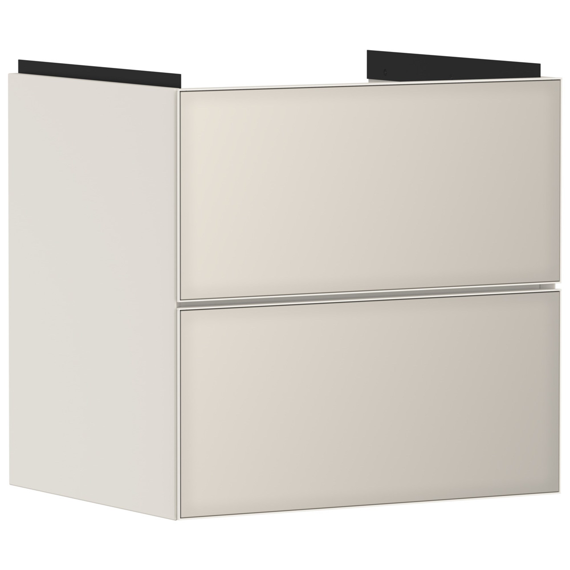 Hansgrohe Xevolos E Lavabo Dolabı 58x47,5 cm 2 Çekmeceli Mat Kum Beji-Metalik Kum Beji 54176790