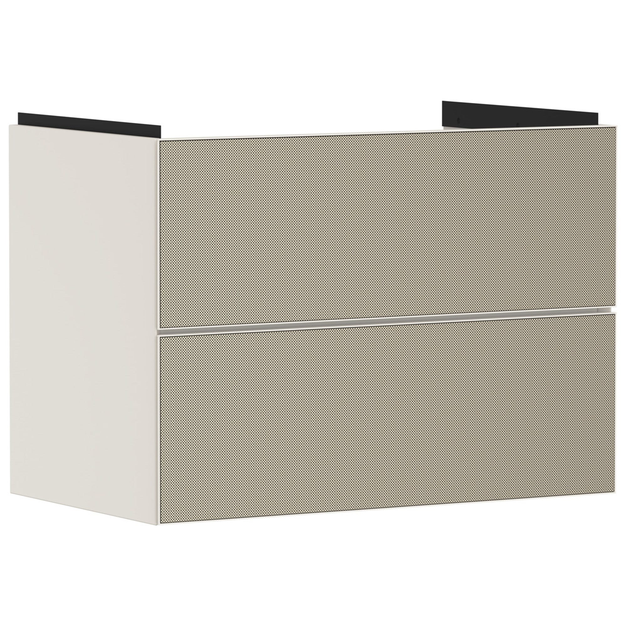 Hansgrohe Xevolos E Lavabo Dolabı 78x47,5 cm 2 Çekmeceli Mat Kum Beji-Desenli Bronz 54179390