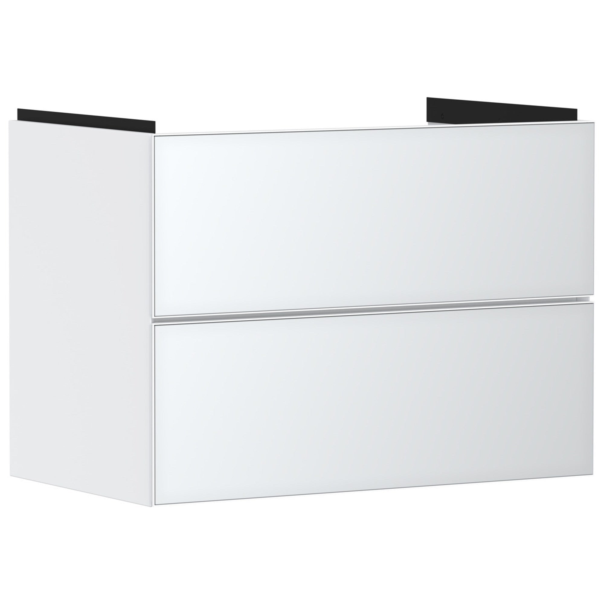 Hansgrohe Xevolos E Lavabo Dolabı 78x47,5 cm 2 Çekmeceli Mat Beyaz-Metalik Beyaz 54178320