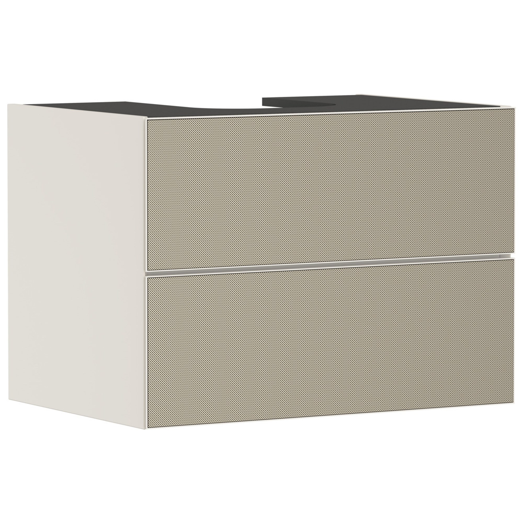 Hansgrohe Xevolos E Lavabo Dolabı 78x55 cm 2 Çekmeceli Konsol İçin Mat Kum Beji-Desenli Bronz 54188390
