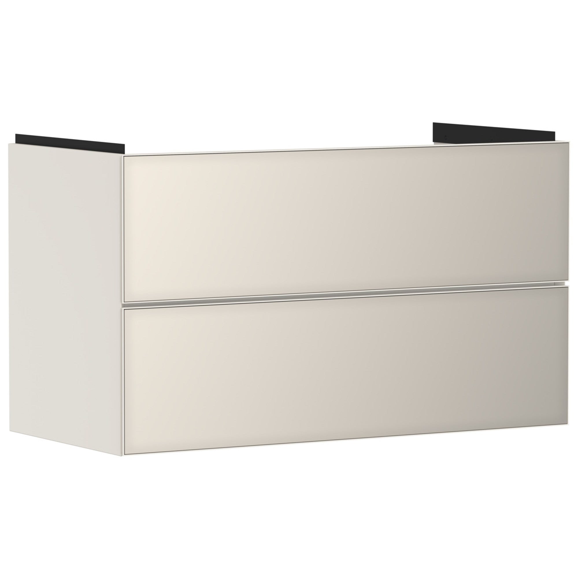 Hansgrohe Xevolos E Lavabo Dolabı 98x47,5 cm 2 Çekmeceli Mat Kum Beji-Metalik Kum Beji 54182790