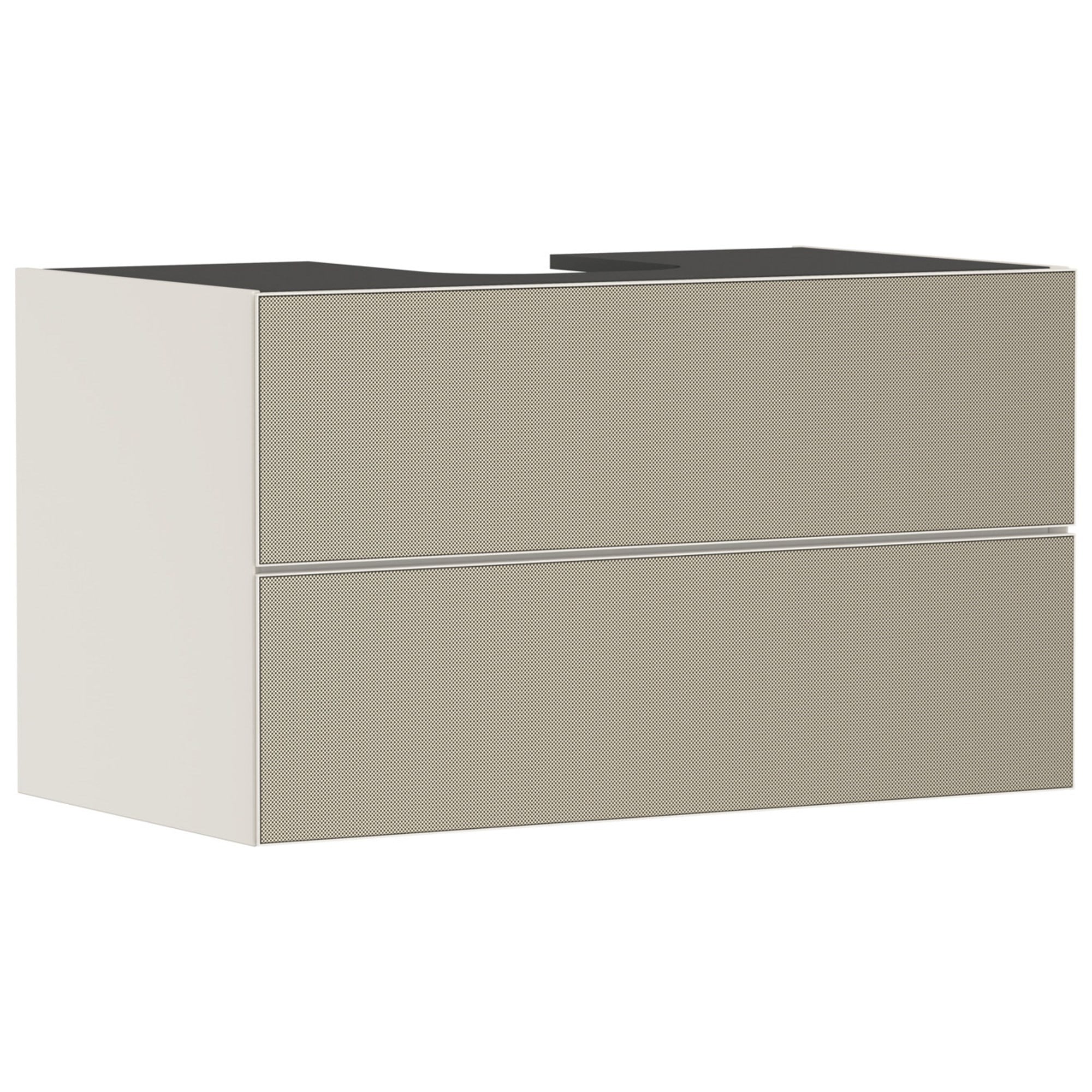 Hansgrohe Xevolos E Lavabo Dolabı 98x55 cm 2 Çekmeceli Konsol İçin Mat Kum Beji-Desenli Bronz 54191390