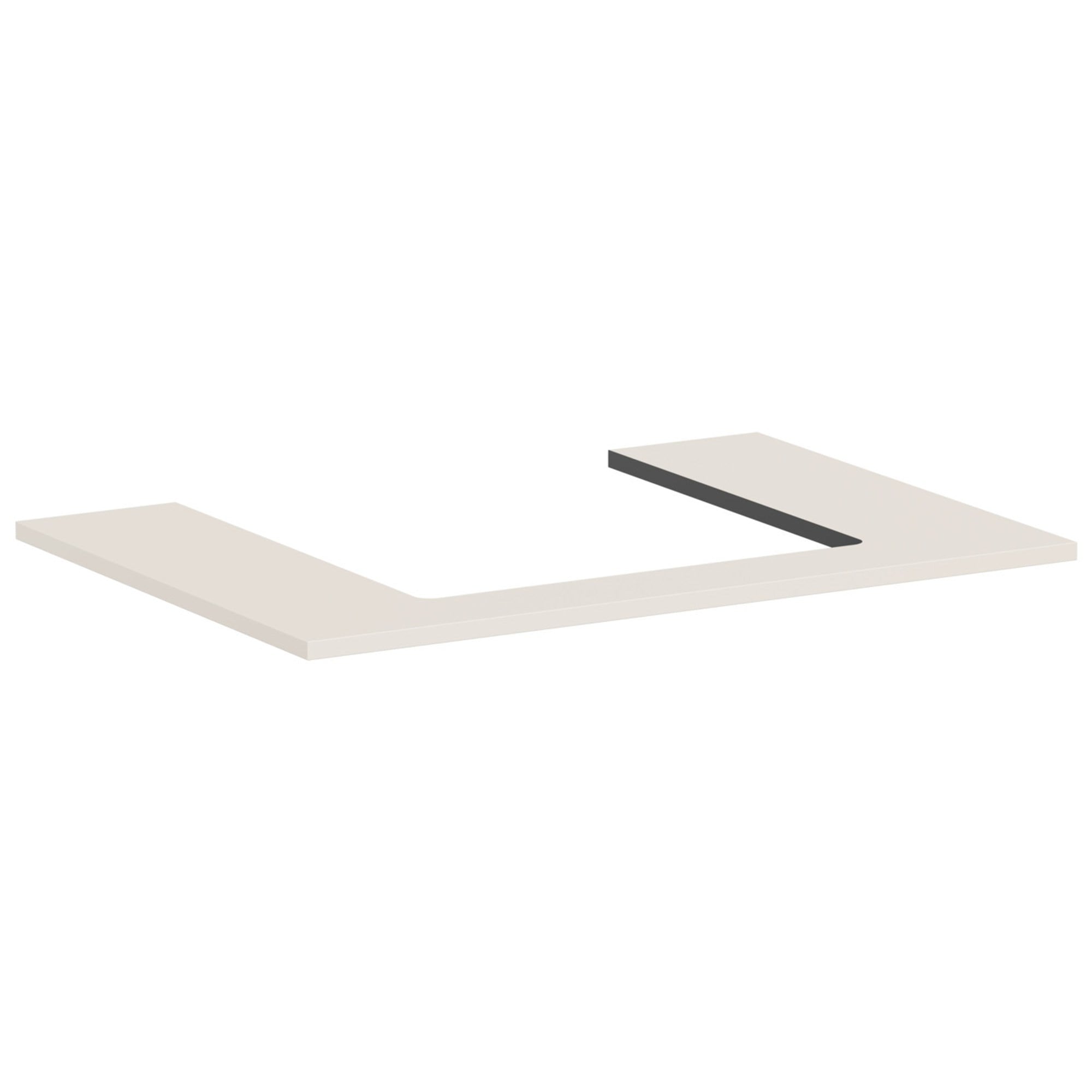 Hansgrohe Xilesa E Banyo Mobilyası Konsolu 78x55 cm Orta Lavabo Kesimli Mat Kum Beji 54269780