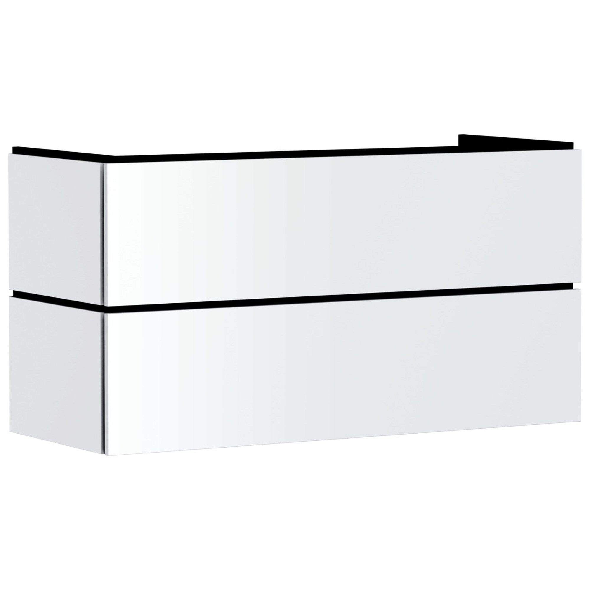 Hansgrohe Xilesa E Lavabo Dolabı 118x47 cm 2 Çekmeceli Mat Beyaz 54298700